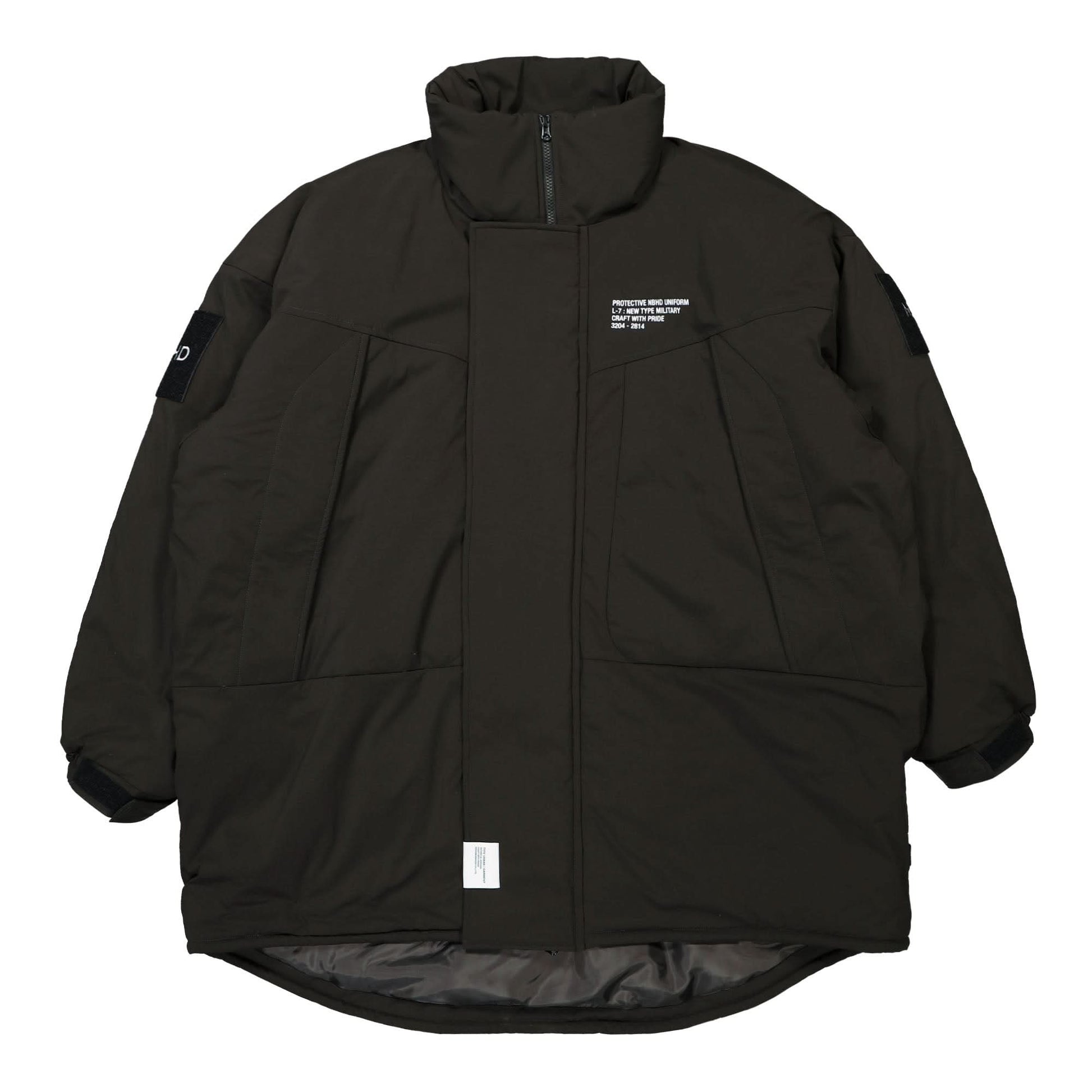 Neighborhood Monster Parka Black Detail view 1 | Gate