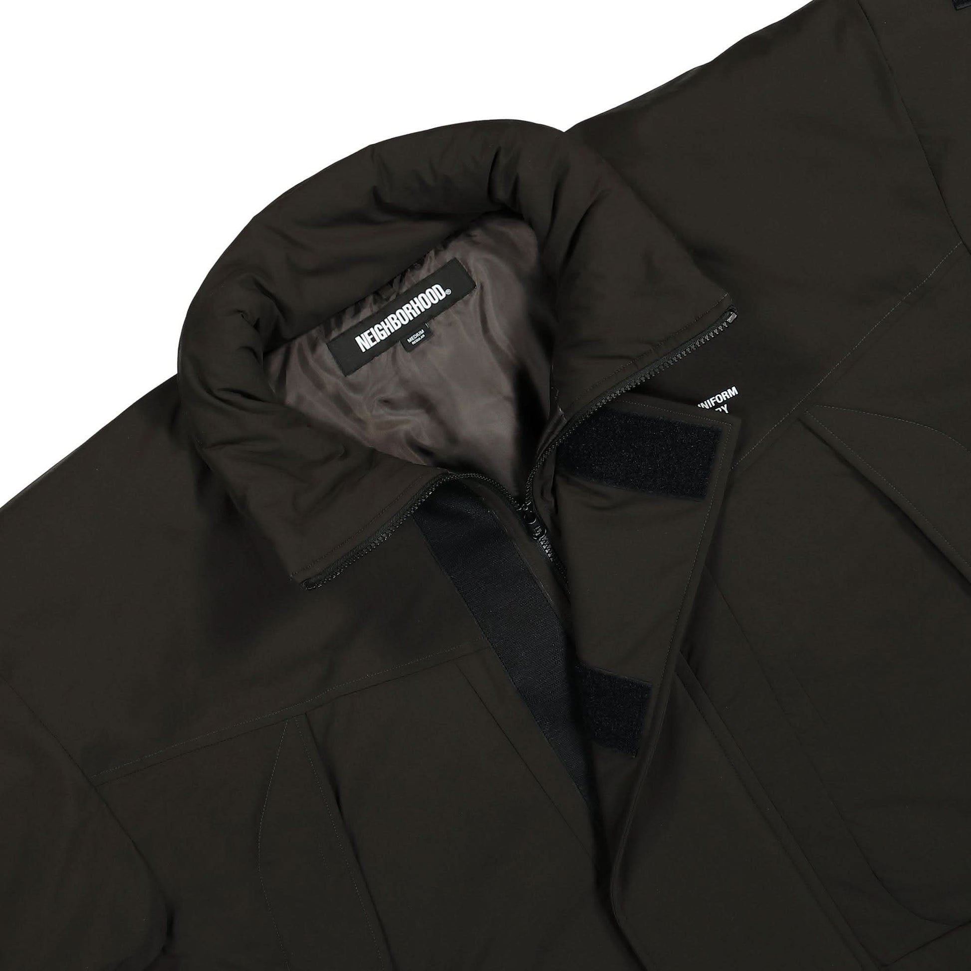 Neighborhood Monster Parka Black Detail view 3 | Gate