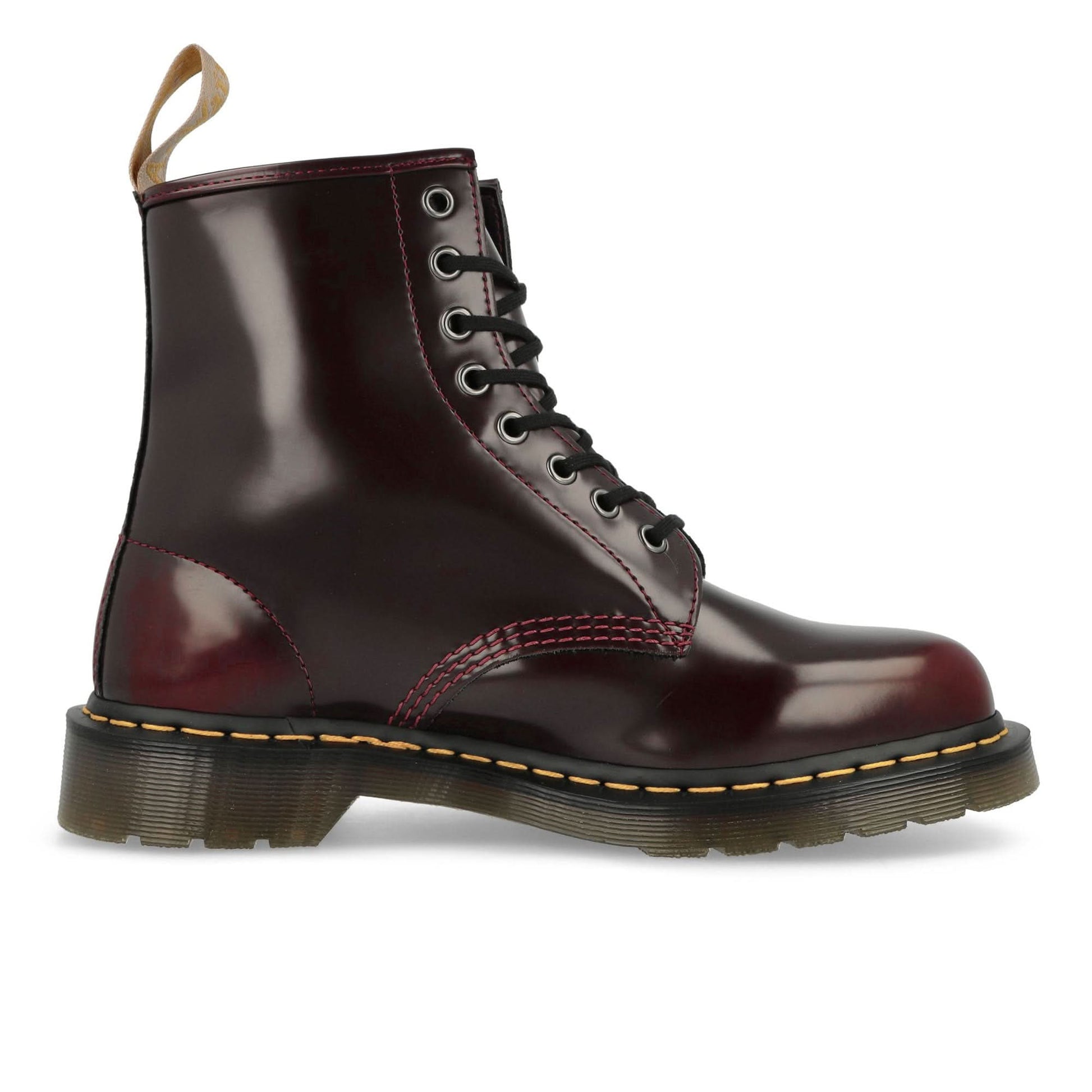 Dr. Martens Vegan 1460 Red Boots Detail view 2 | Gate