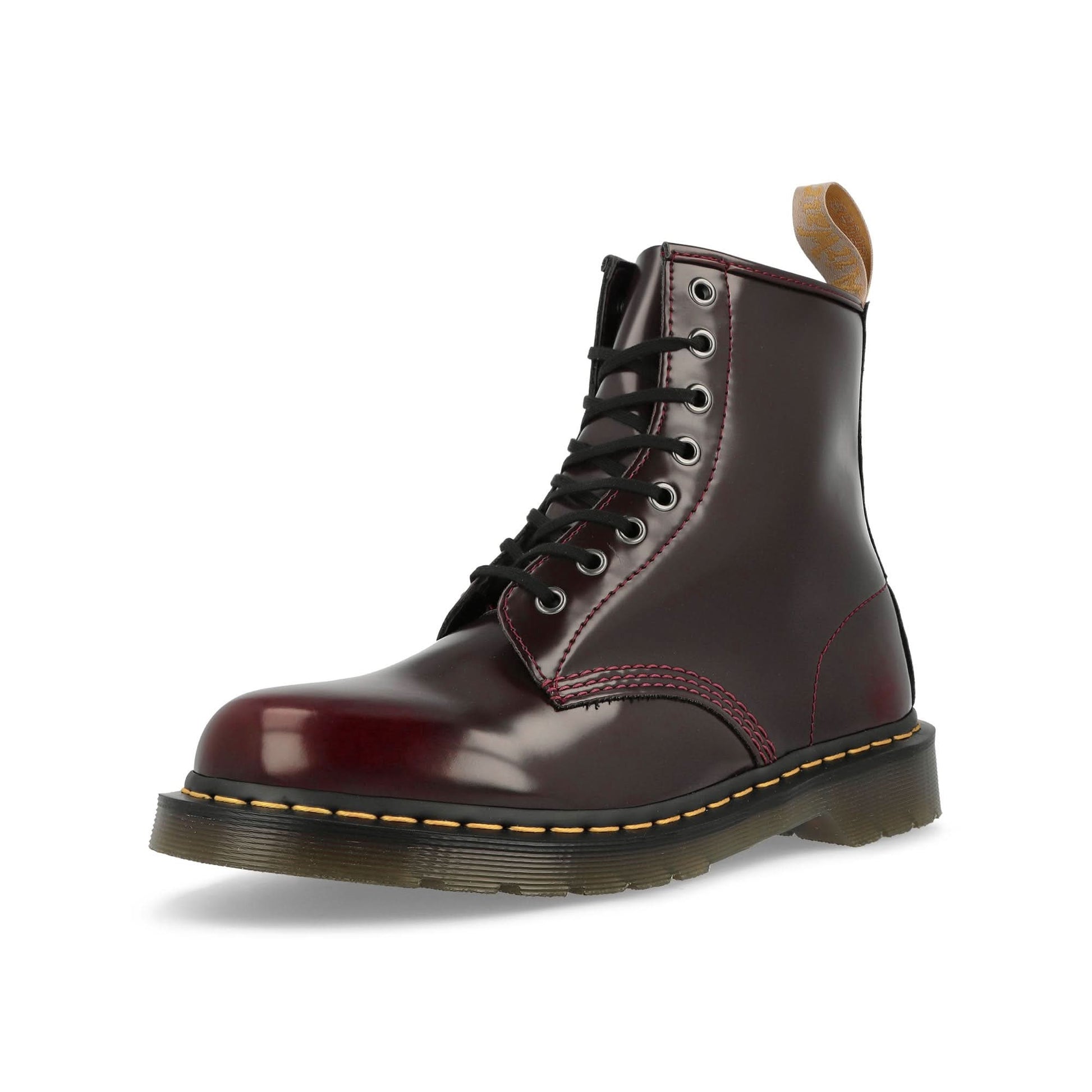 Dr. Martens Vegan 1460 Red Boots Detail view 4 | Gate