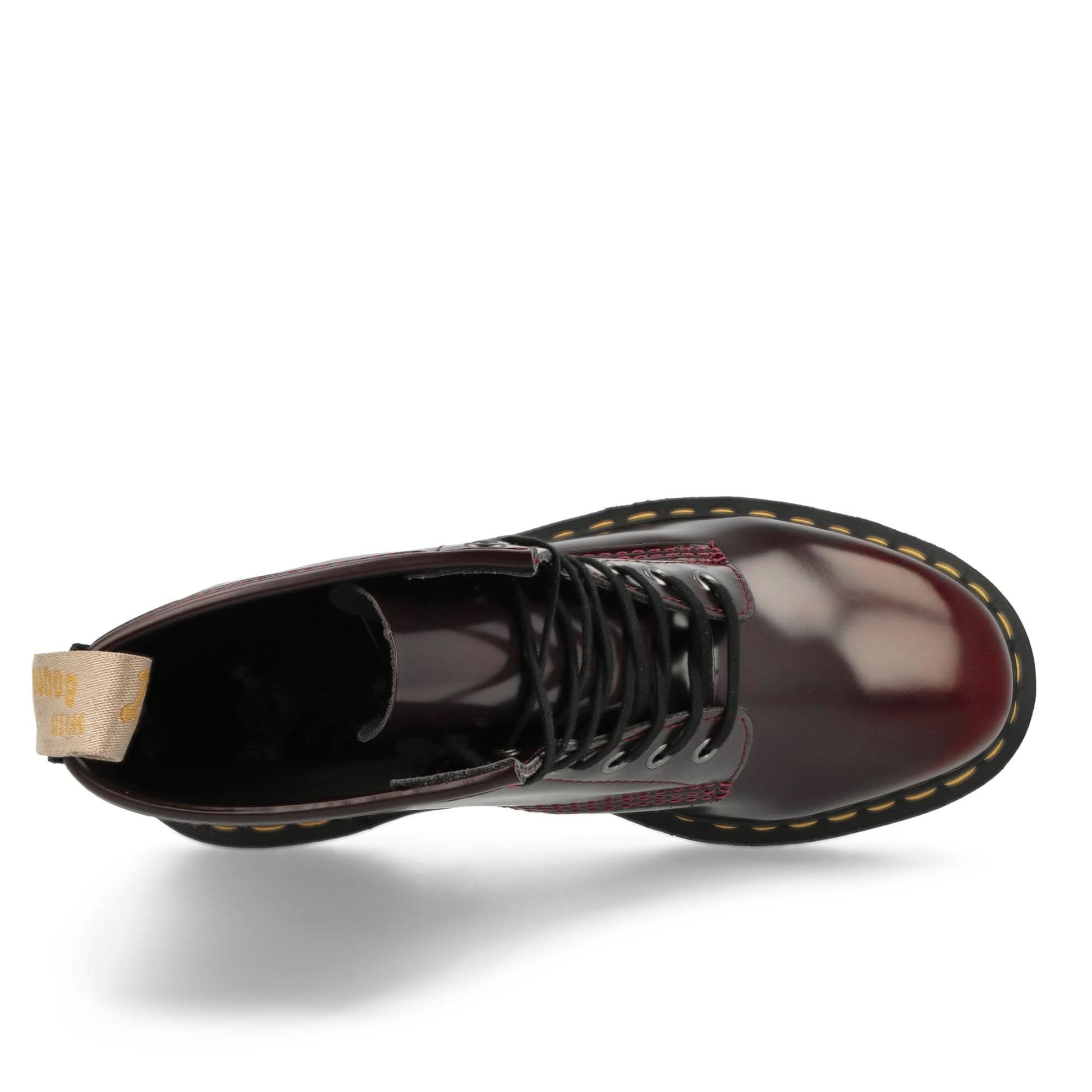 Dr. Martens Vegan 1460 Red Boots Detail view 5 | Gate