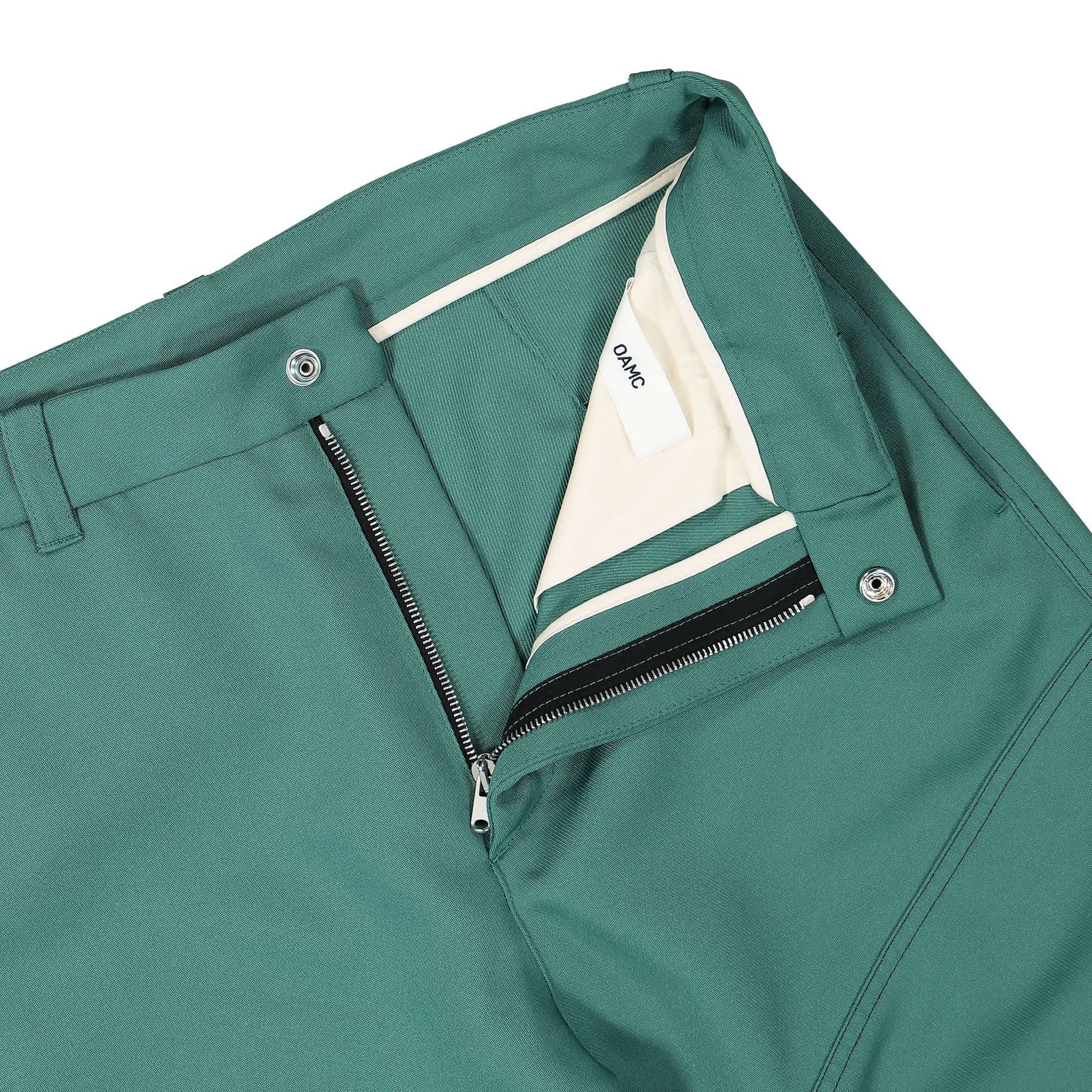OAMC Shasta Pant Green Detail view 4 | Gate
