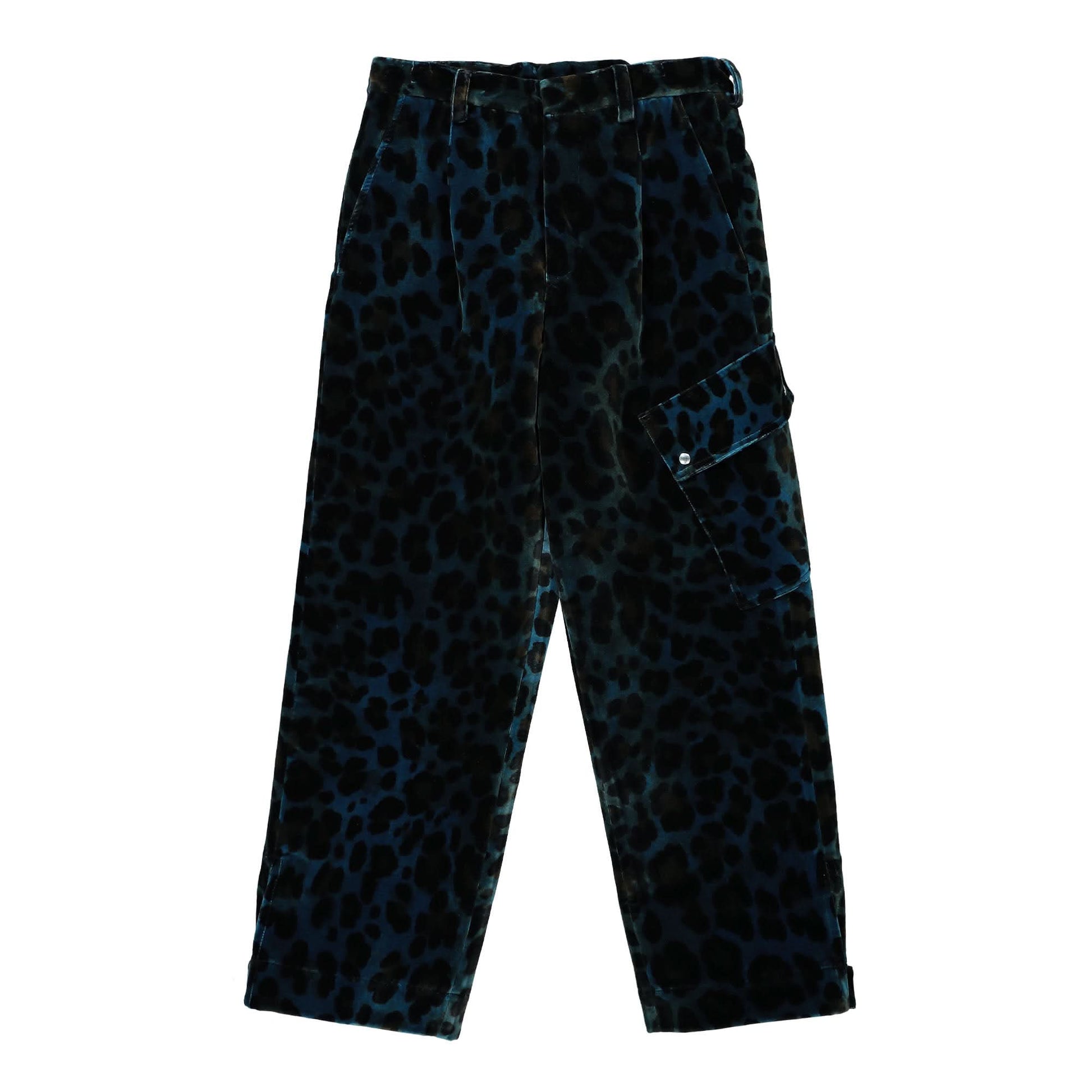 OAMC Combine Pant Leopard Multicolor Detail view 1 | Gate