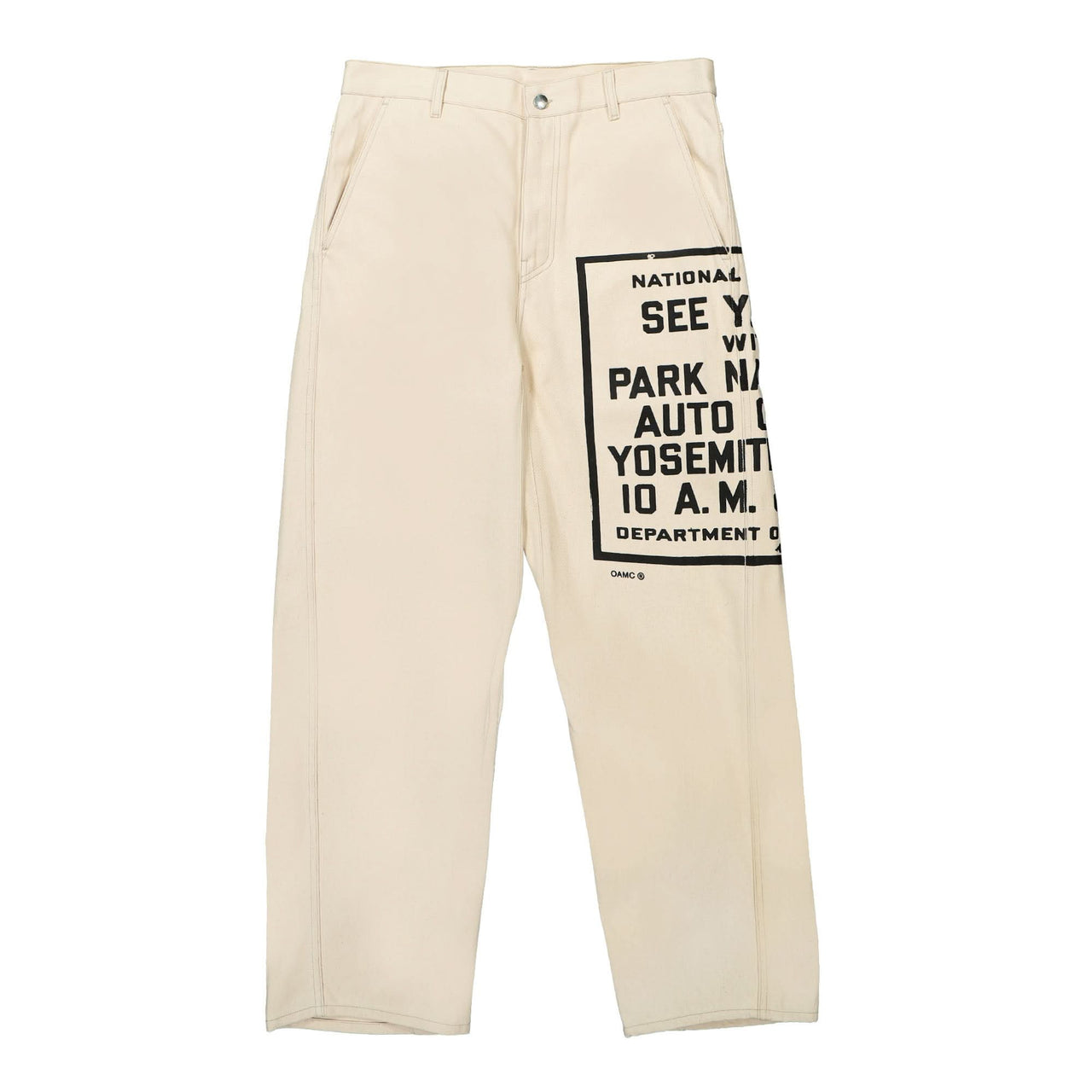 OAMC Tarn Pant Beige Detail view 1 | Gate