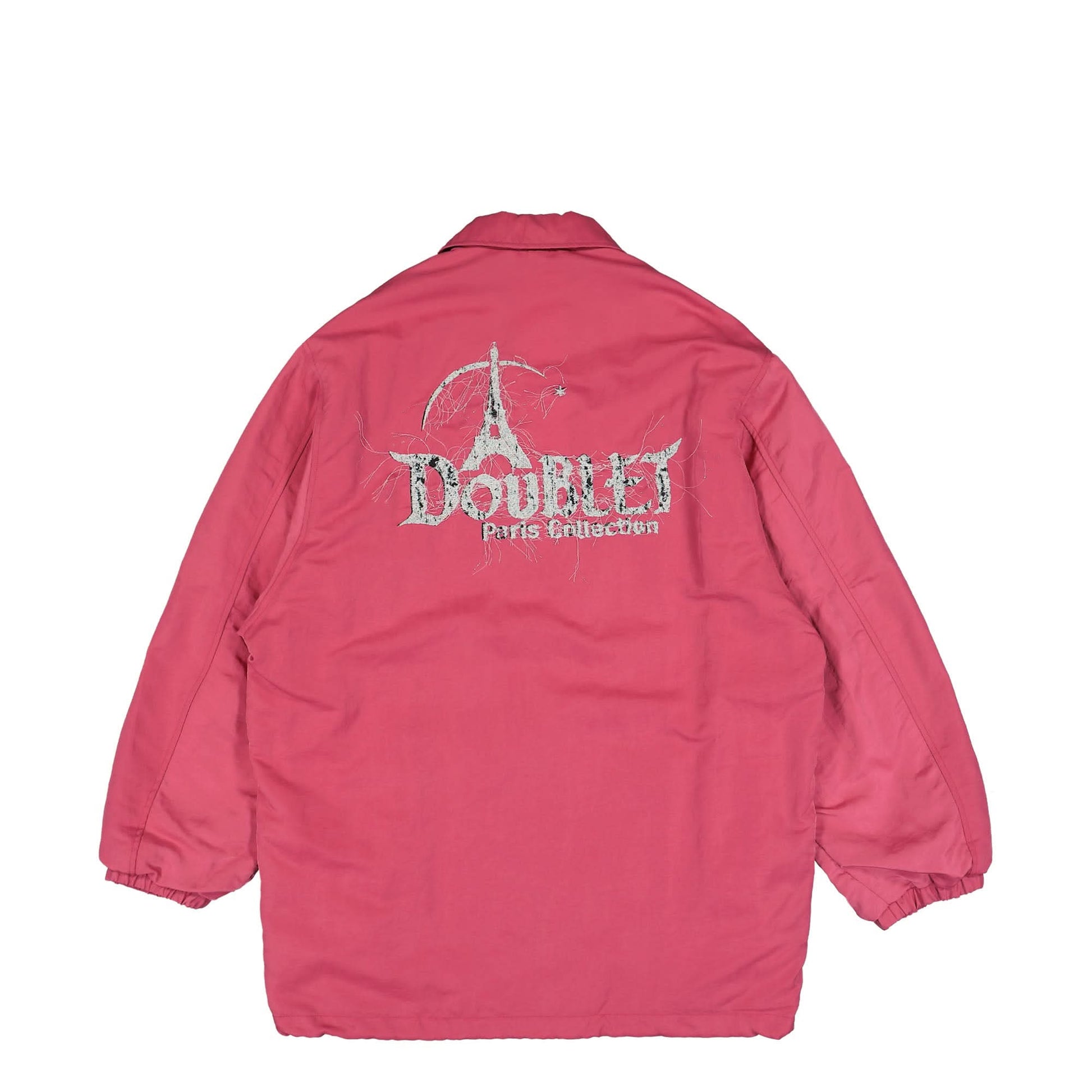 Doublet Doublet Embroidery Coach Jacket Pink Detail view 2 | Gate