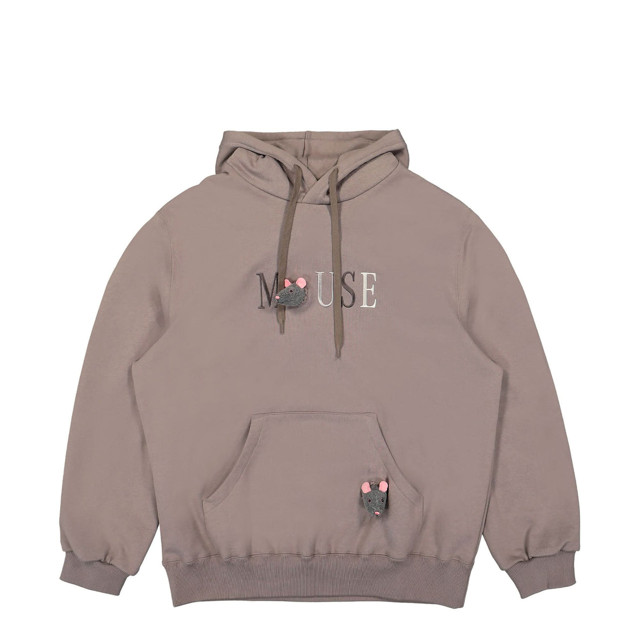 Doublet Embroidery Hoodie With Mice Grey Detail view 1 | Gate