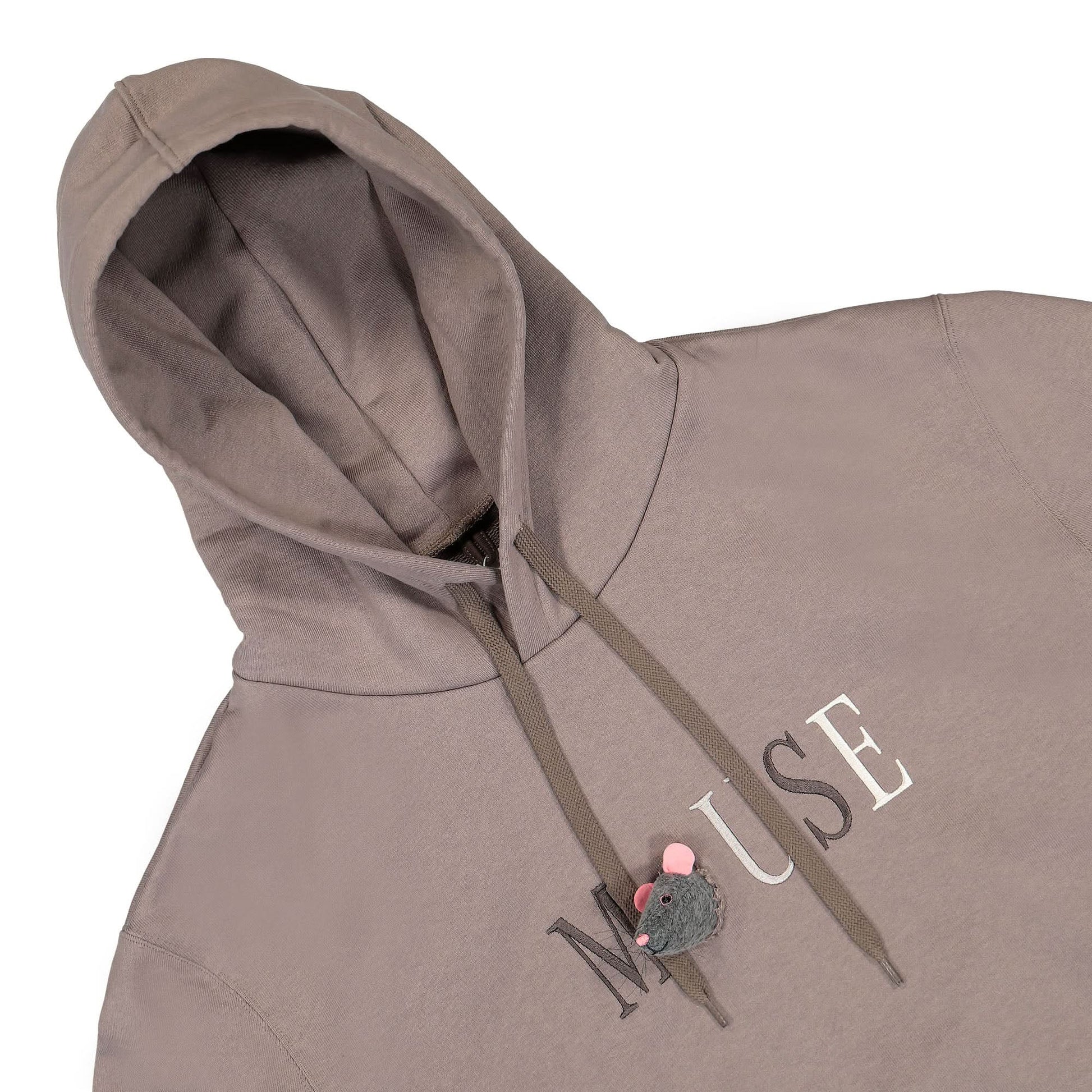 Doublet Embroidery Hoodie With Mice Grey Detail view 3 | Gate