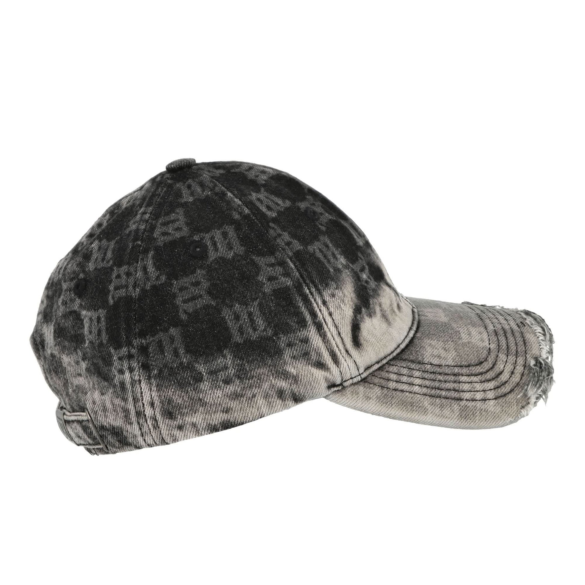 MISBHV Monogram Denim Cap Black Detail view 3 | Gate