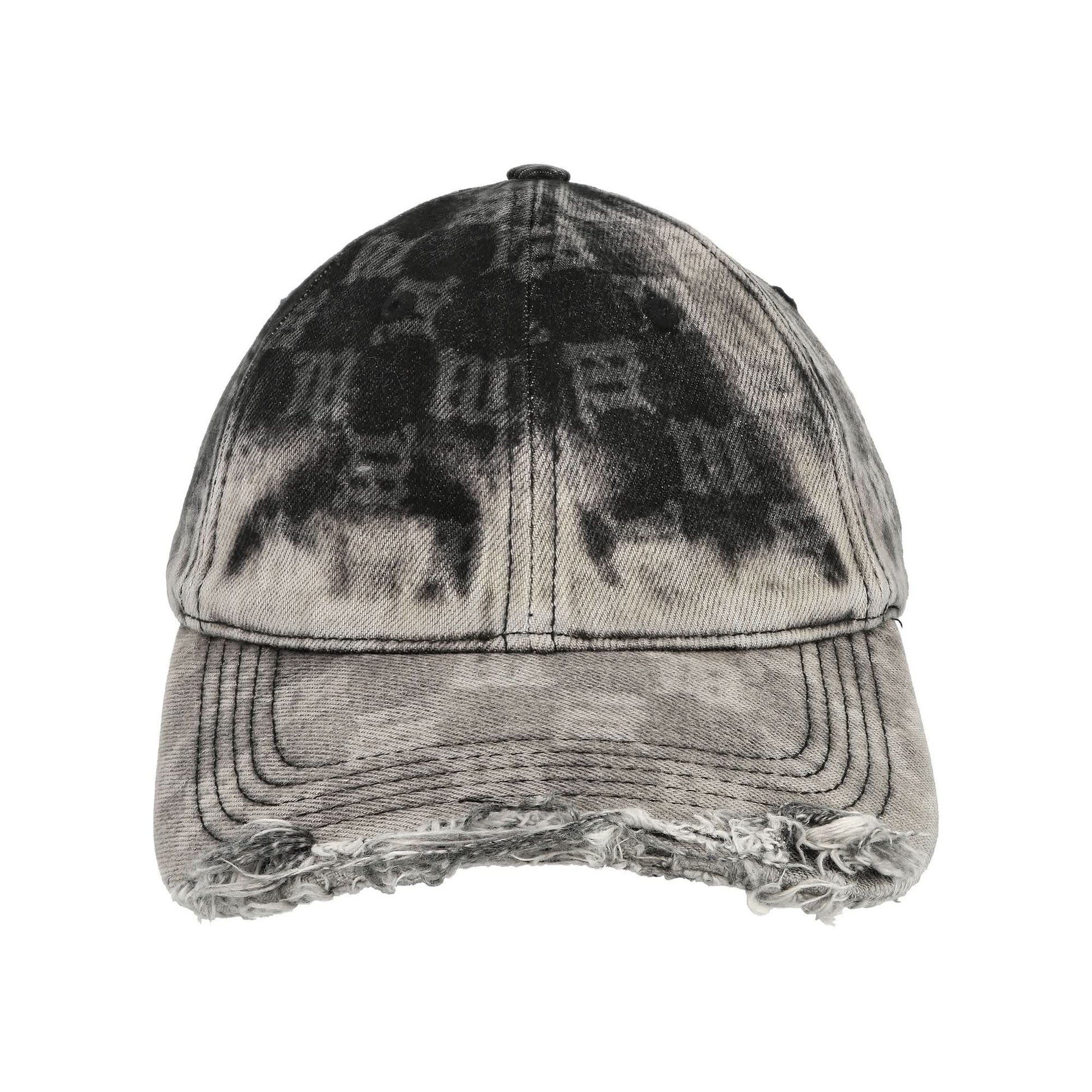MISBHV Monogram Denim Cap Black Detail view 4 | Gate