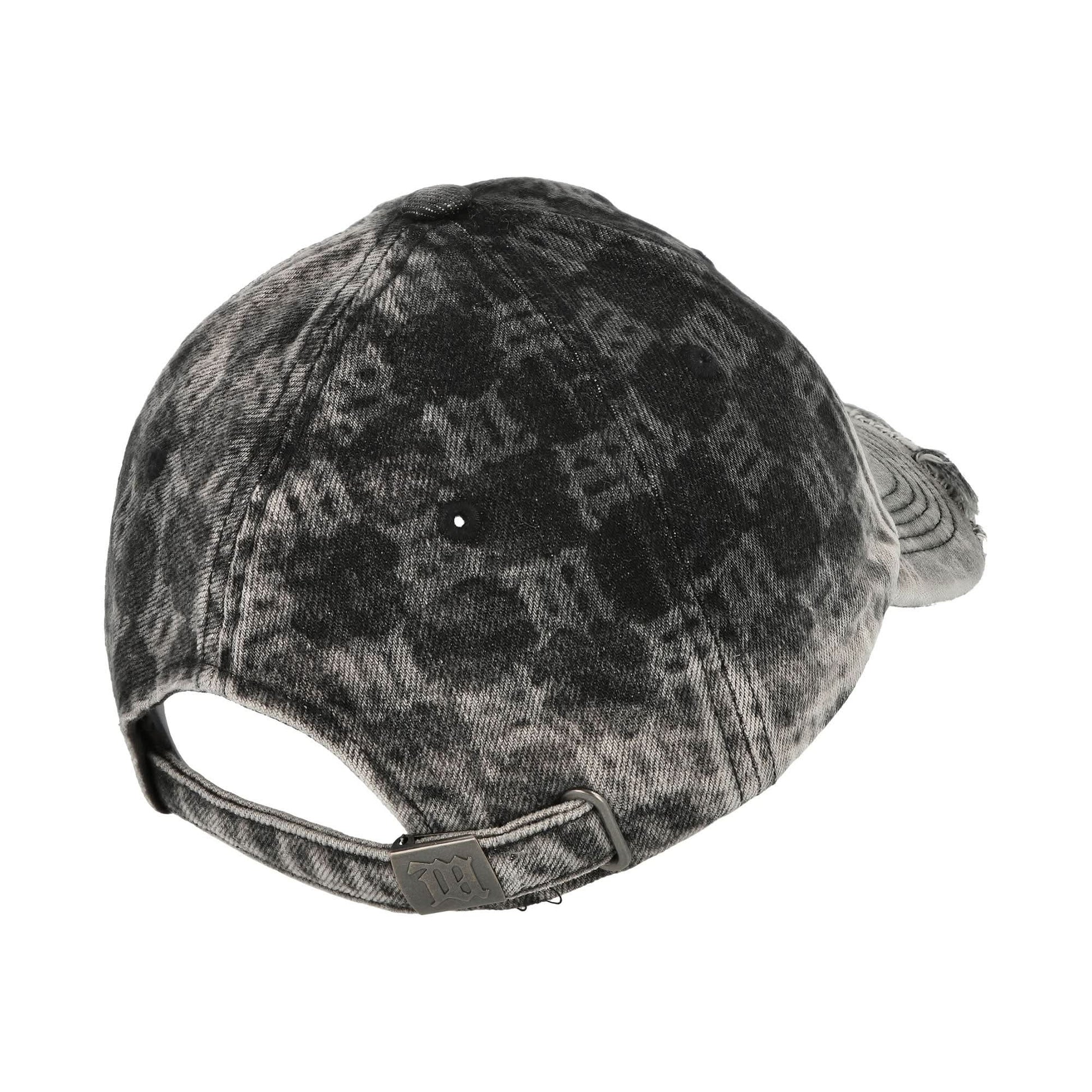MISBHV Monogram Denim Cap Black Detail view 5 | Gate