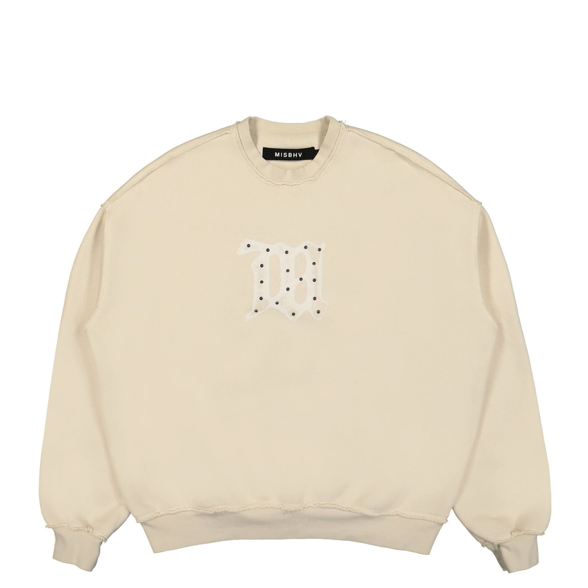 MISBHV Signature Crewneck Beige Detail view 1 | Gate