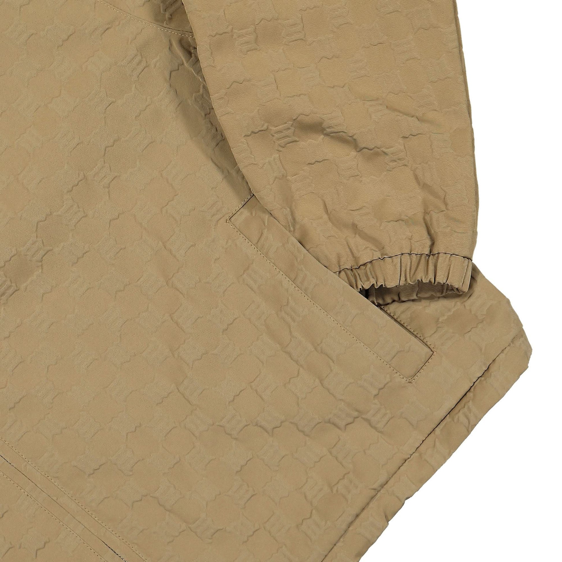 MISBHV Embossed Monogram Milano Jacket Brown Detail view 4 | Gate