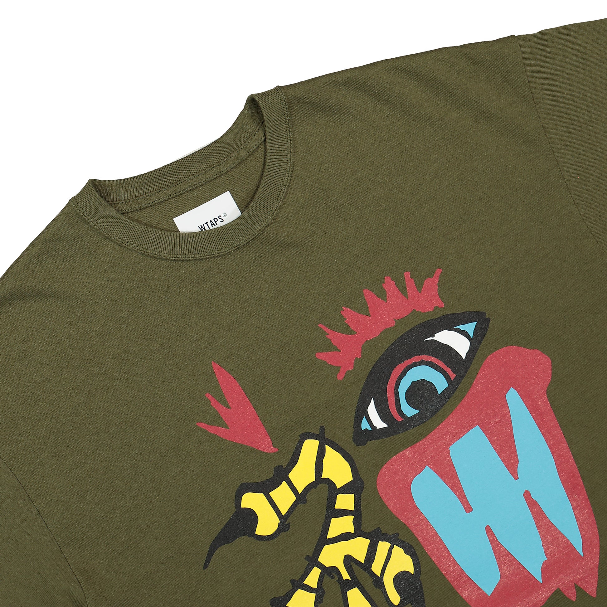 WTAPS OBJ 04 / SS / Cotton. Fuku Olive Detail view 3 | Gate