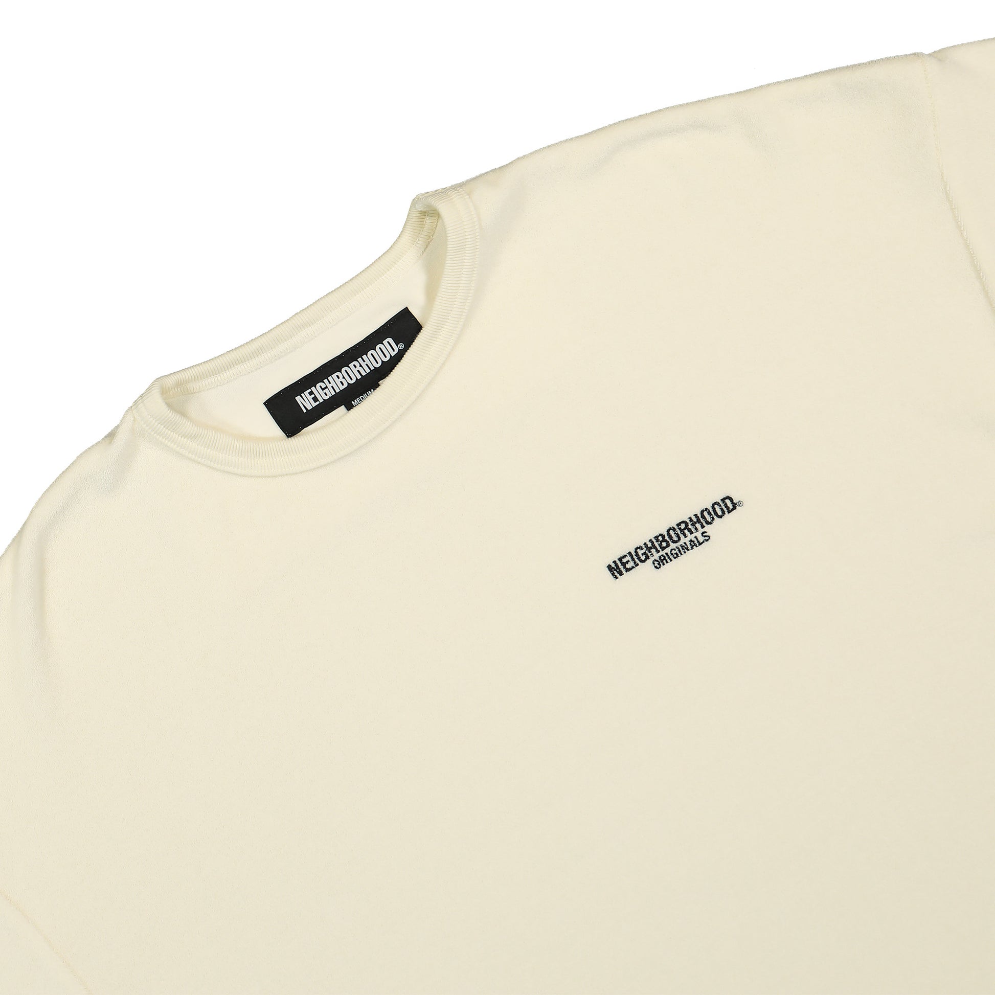 Neighborhood Pile Crewneck SS Beige Detail view 3 | Gate