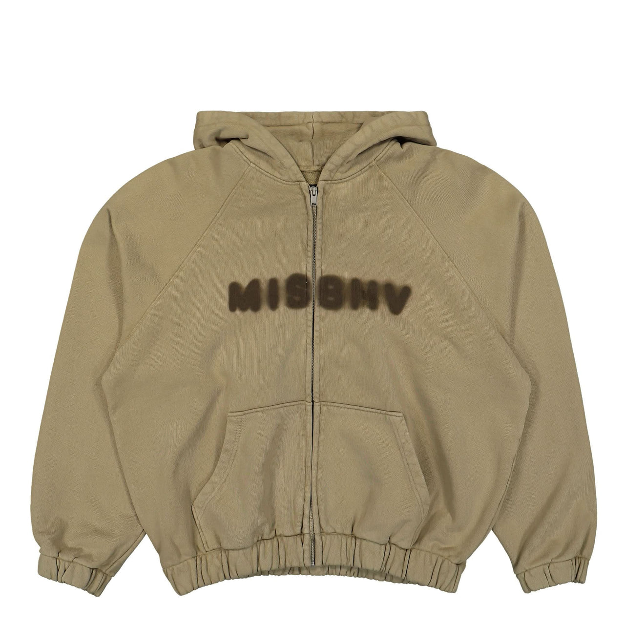 MISBHV Community Zipped Hoodie Beige Detail view 1 | Gate