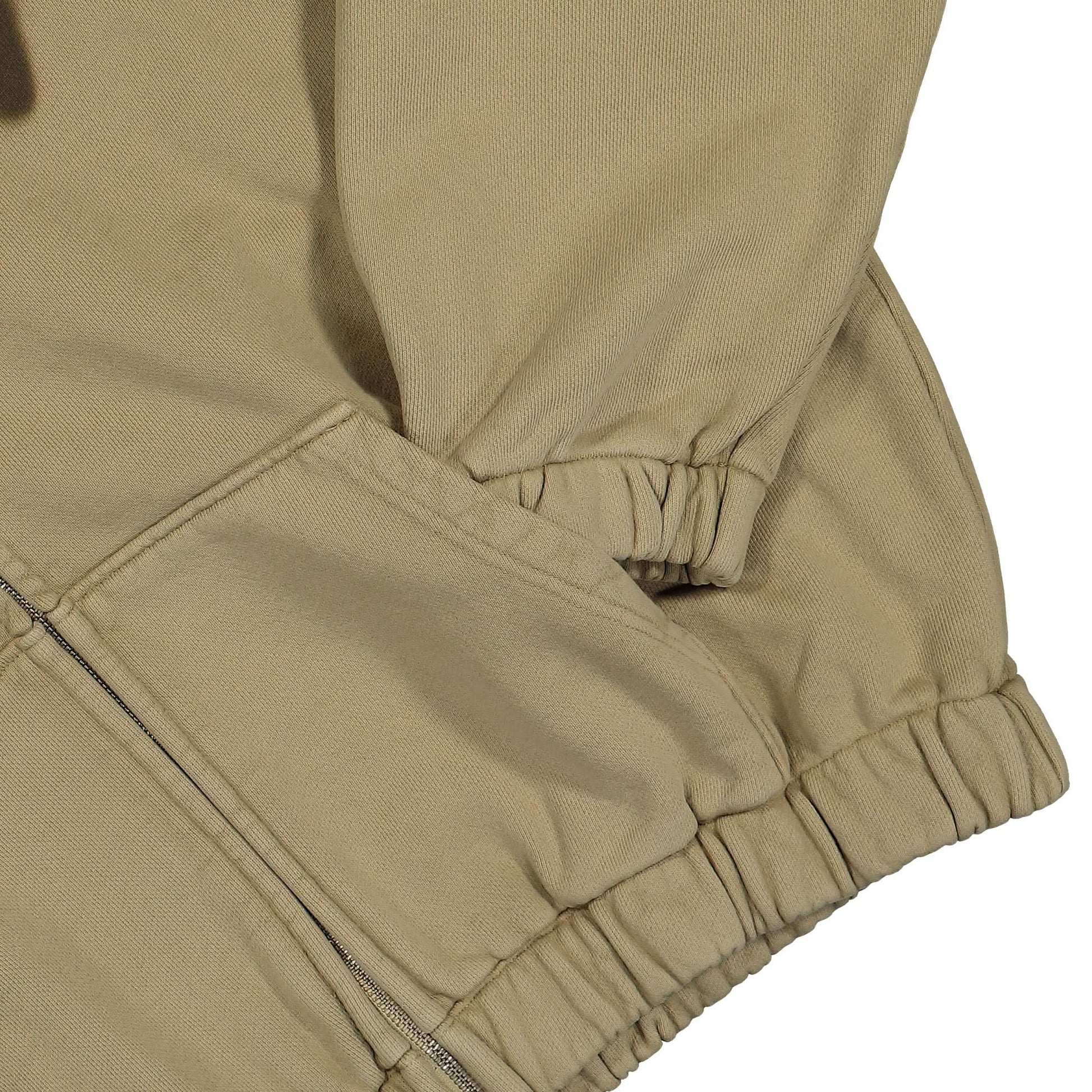MISBHV Community Zipped Hoodie Beige Detail view 4 | Gate