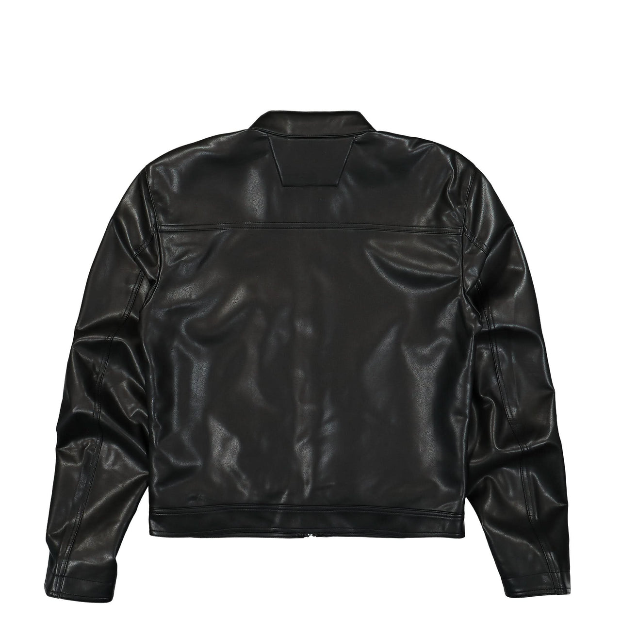 MISBHV Astro Faux Leather Jacket Black Detail view 1 | Gate