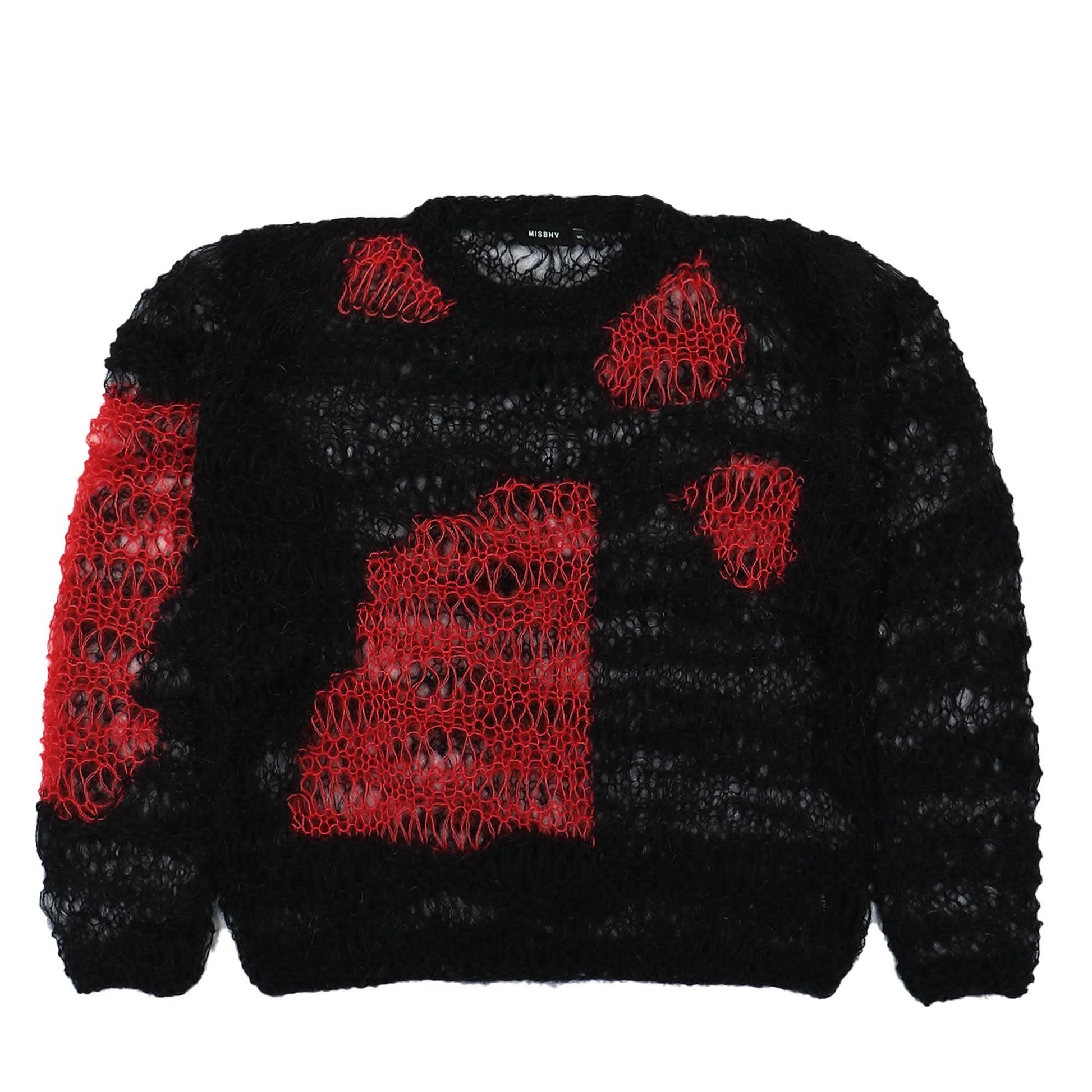 MISBHV Antwerp Hand Knitted Sweater Multicolor Detail view 1 | Gate