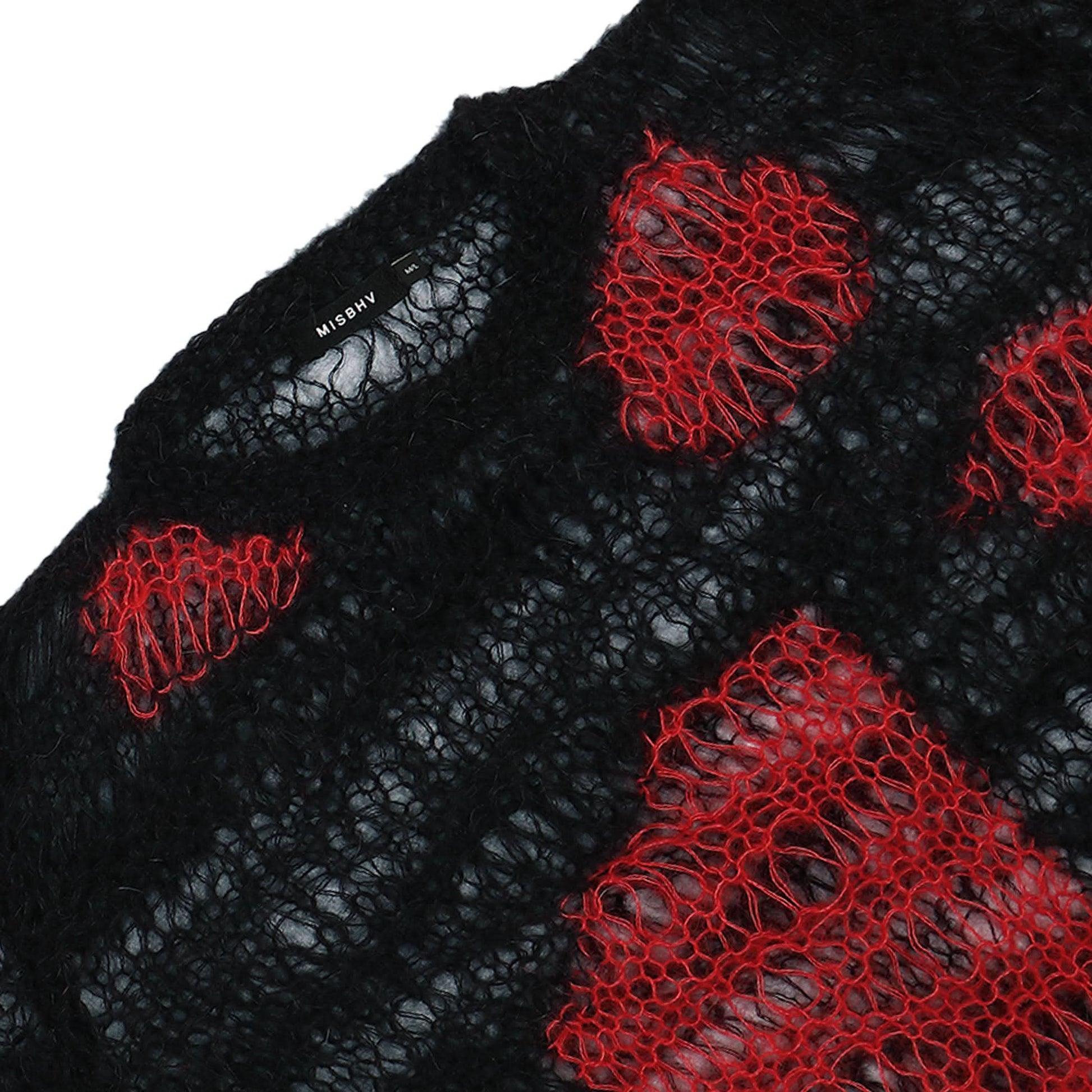 MISBHV Antwerp Hand Knitted Sweater Multicolor Detail view 3 | Gate