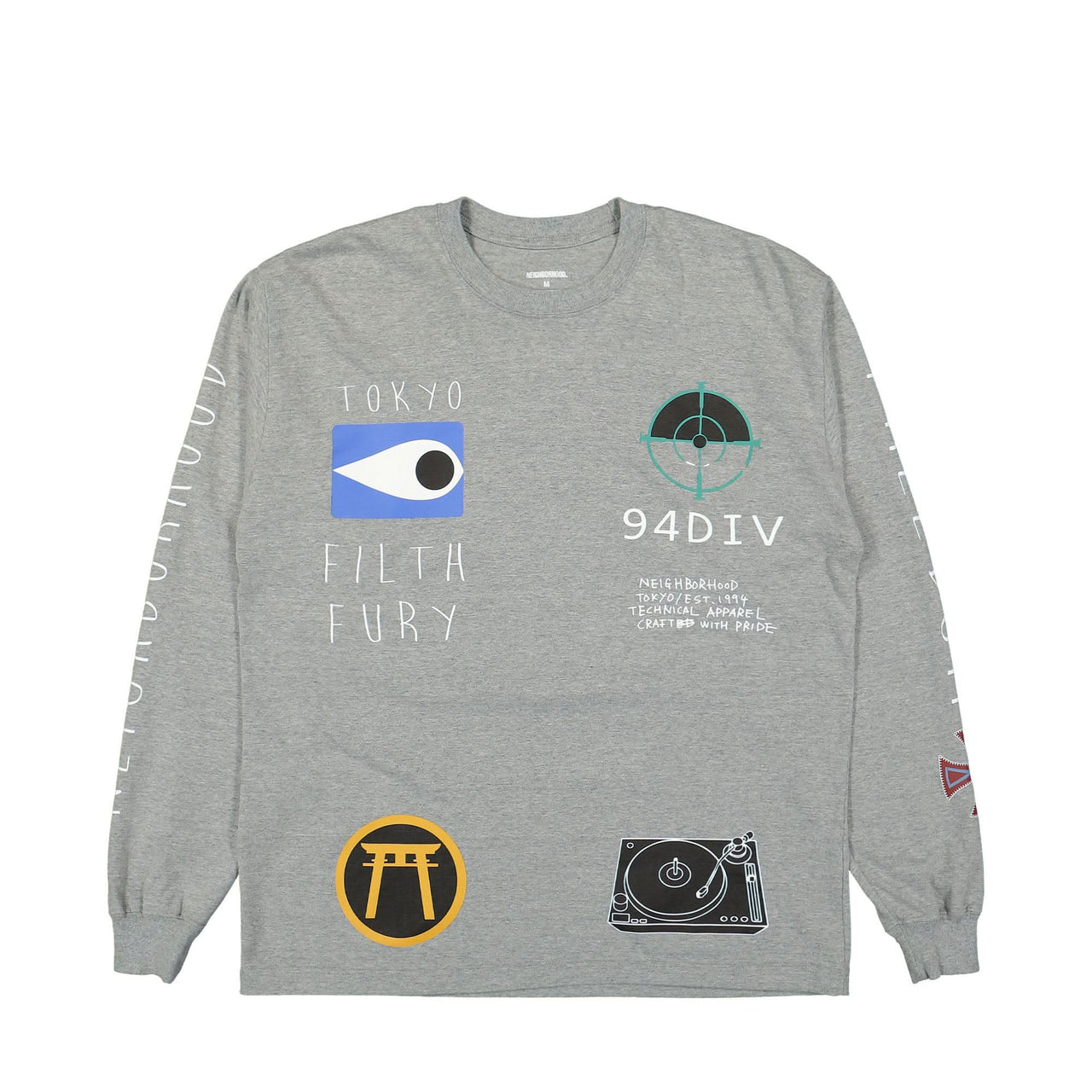 Neighborhood NH. LS-10 Tee Grey Detail view 1 | Gate