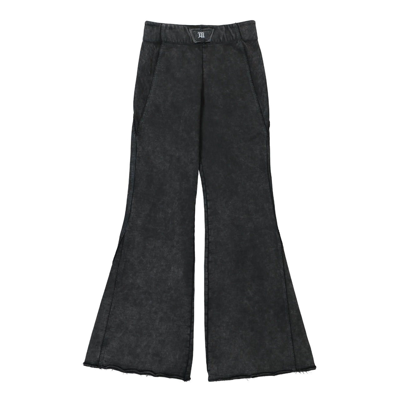 MISBHV Flared Sweatpants Black Detail view 1 | Gate
