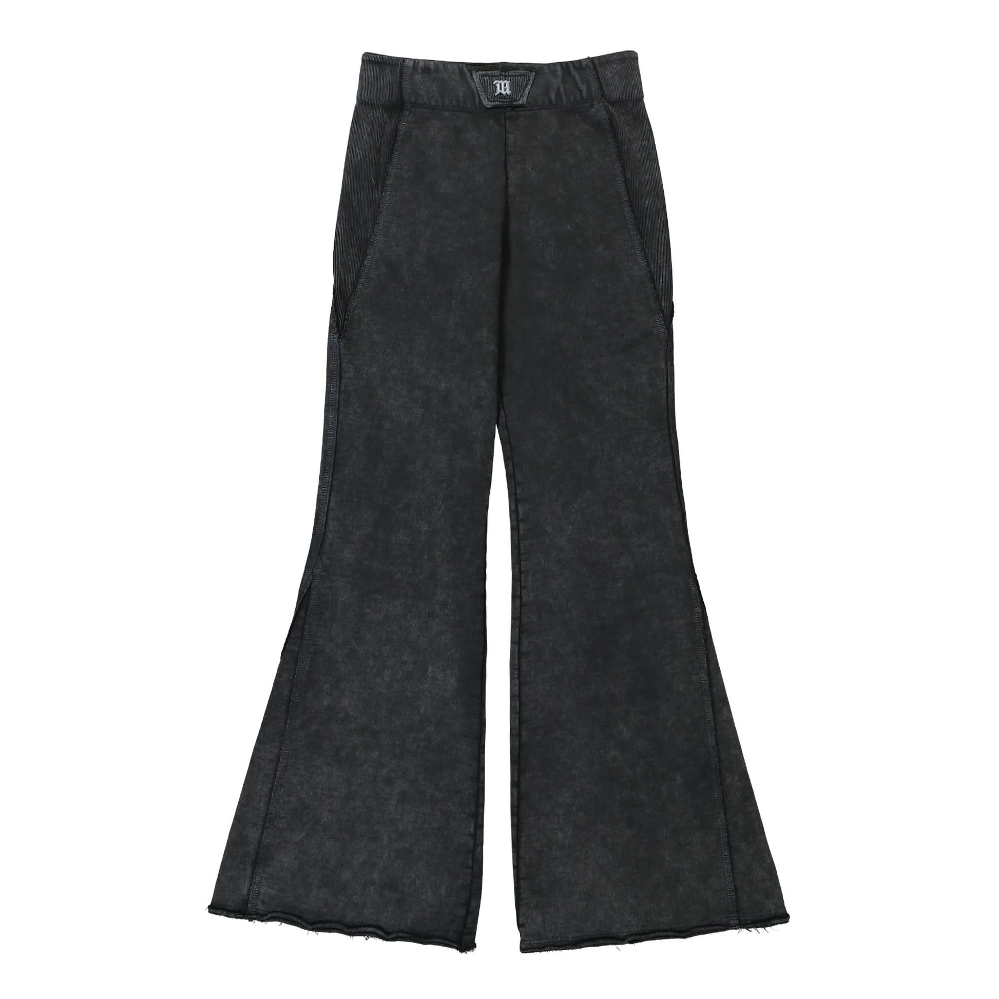 MISBHV Flared Sweatpants Black Detail view 1 | Gate