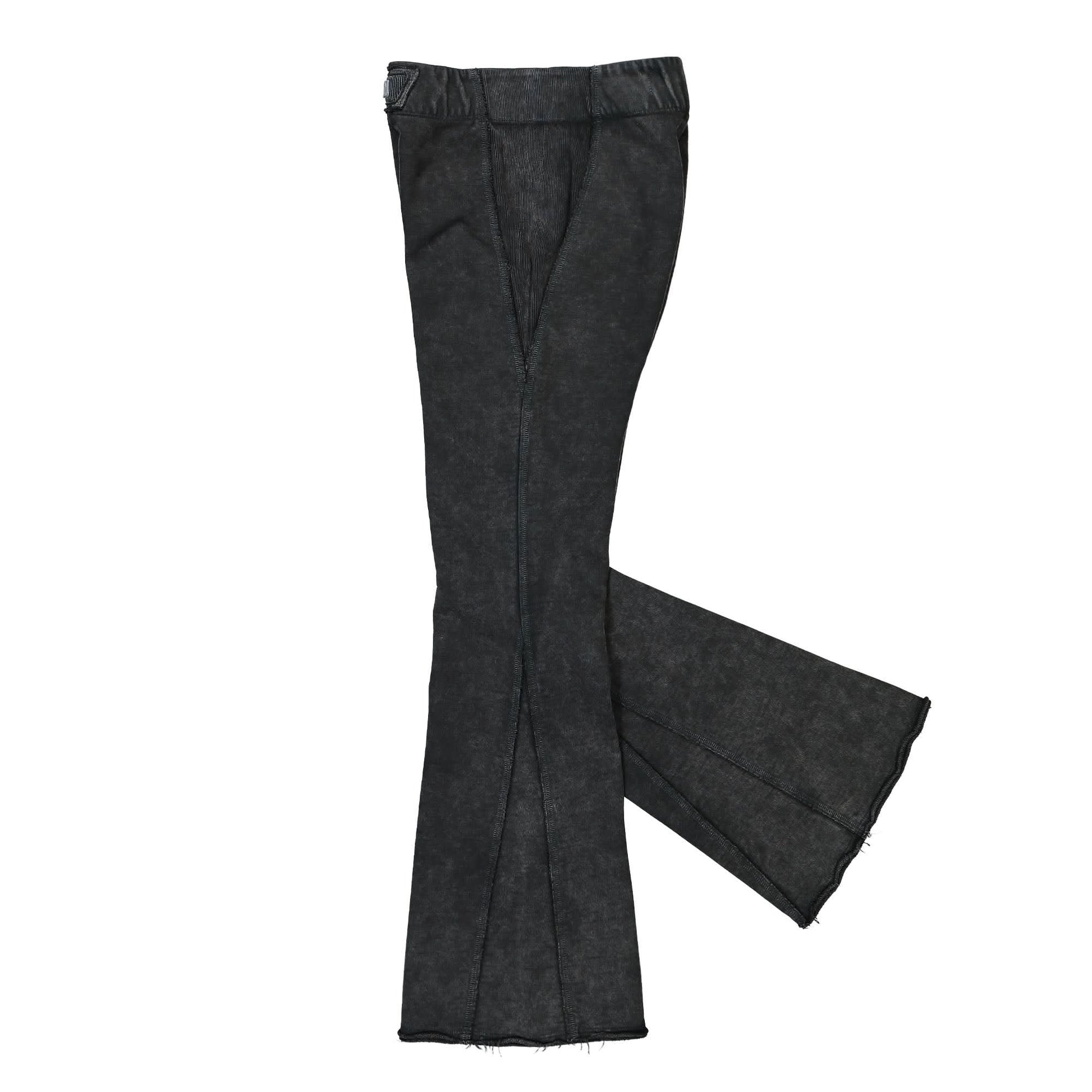 MISBHV Flared Sweatpants Black Detail view 3 | Gate