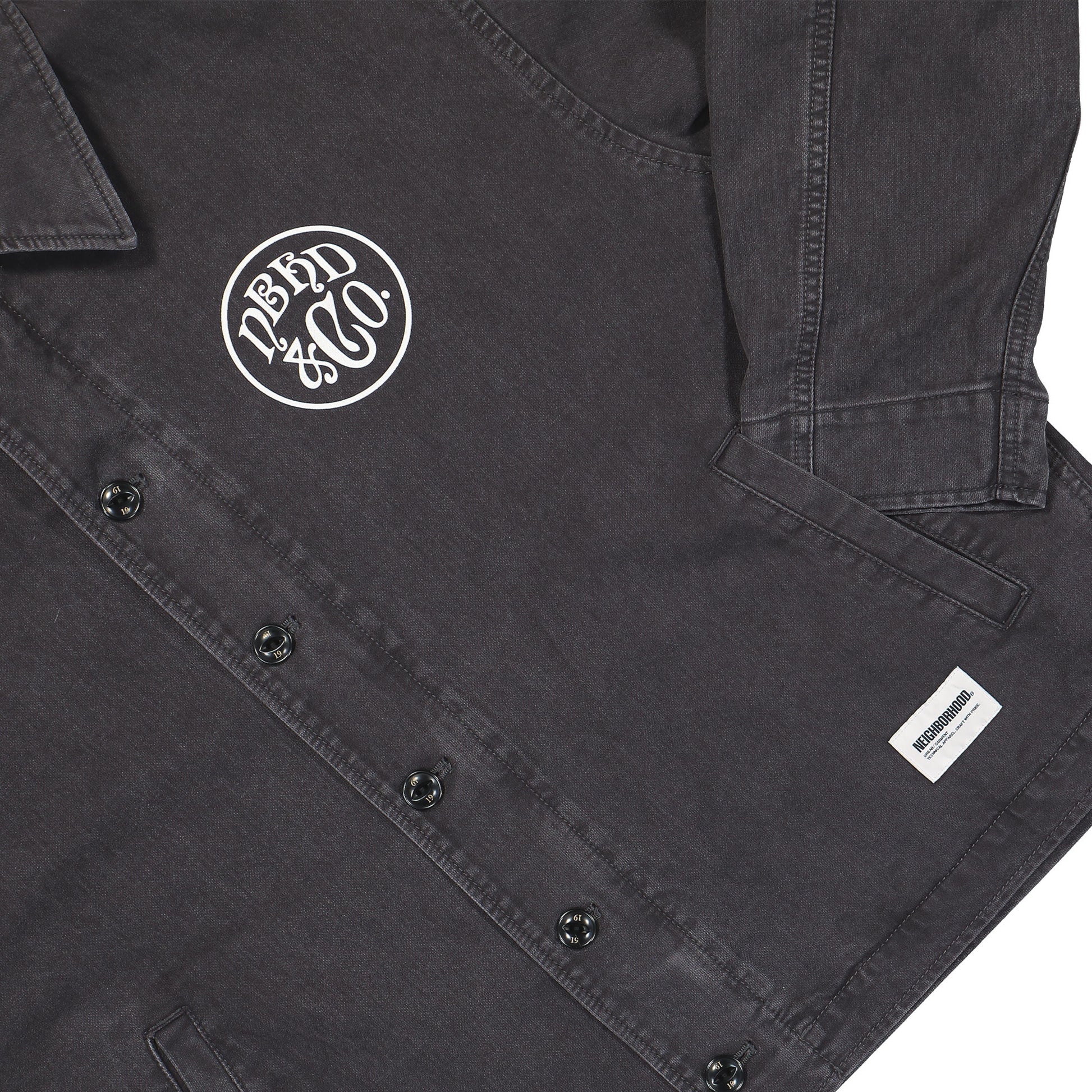 Neighborhood A-2 Utility Jacket Black Detail view 4 | Gate