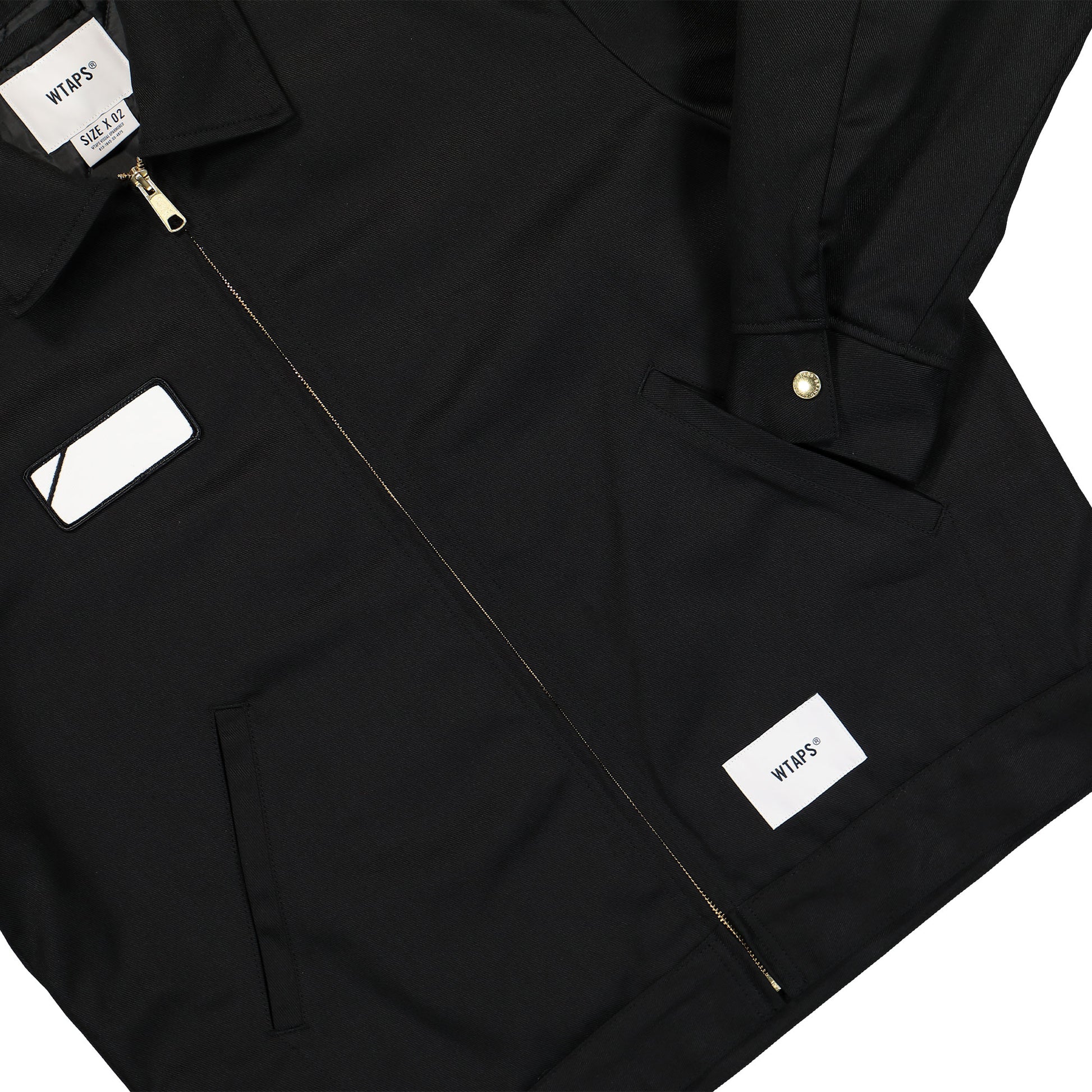 WTAPS Wrecker / Jacket / CTPL. Twill Black Detail view 4 | Gate