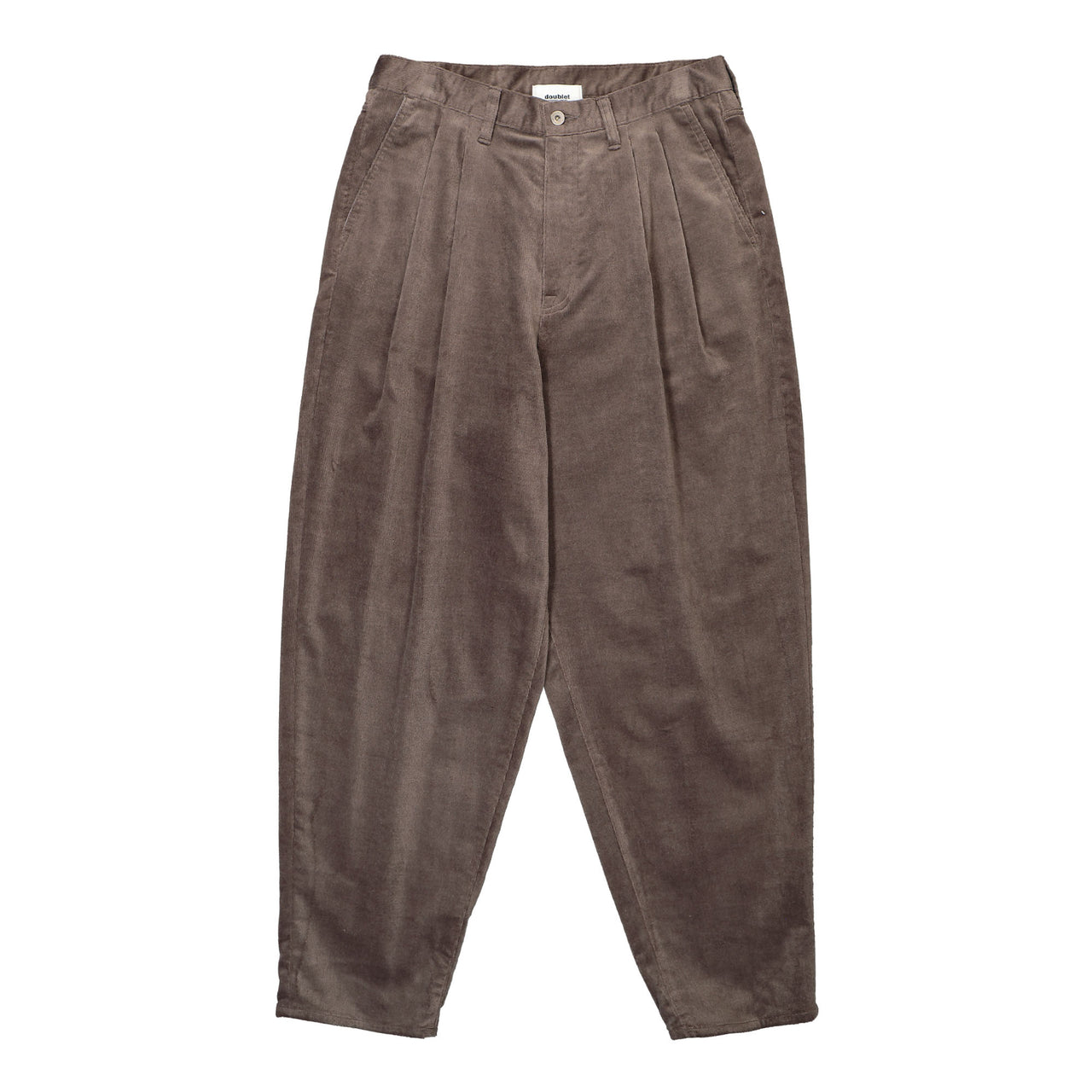 Doublet Corduroy Wide Pants Grey Detail view 1 | Gate
