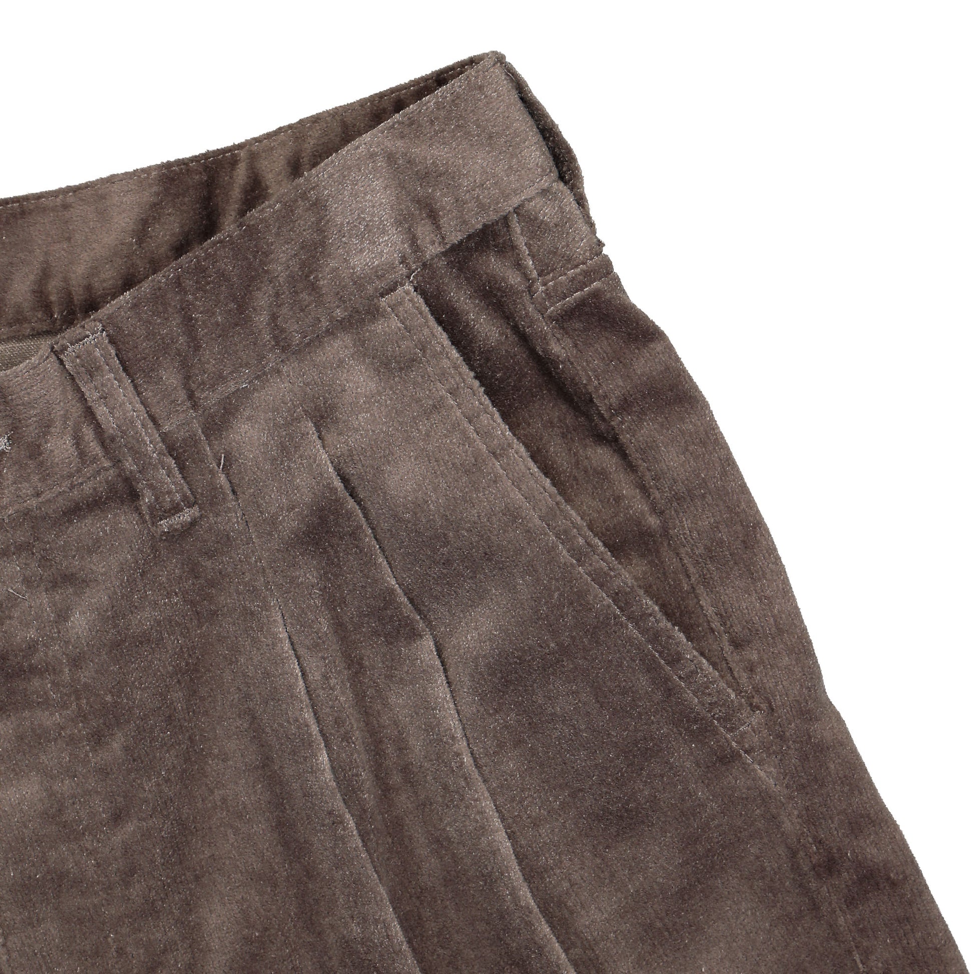 Doublet Corduroy Wide Pants Grey Detail view 5 | Gate