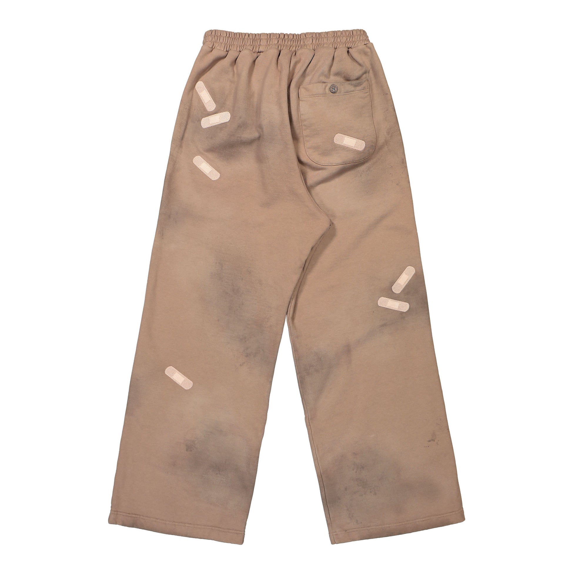 Doublet Bandage Embroidery Sweat Pants Brown Detail view 3 | Gate
