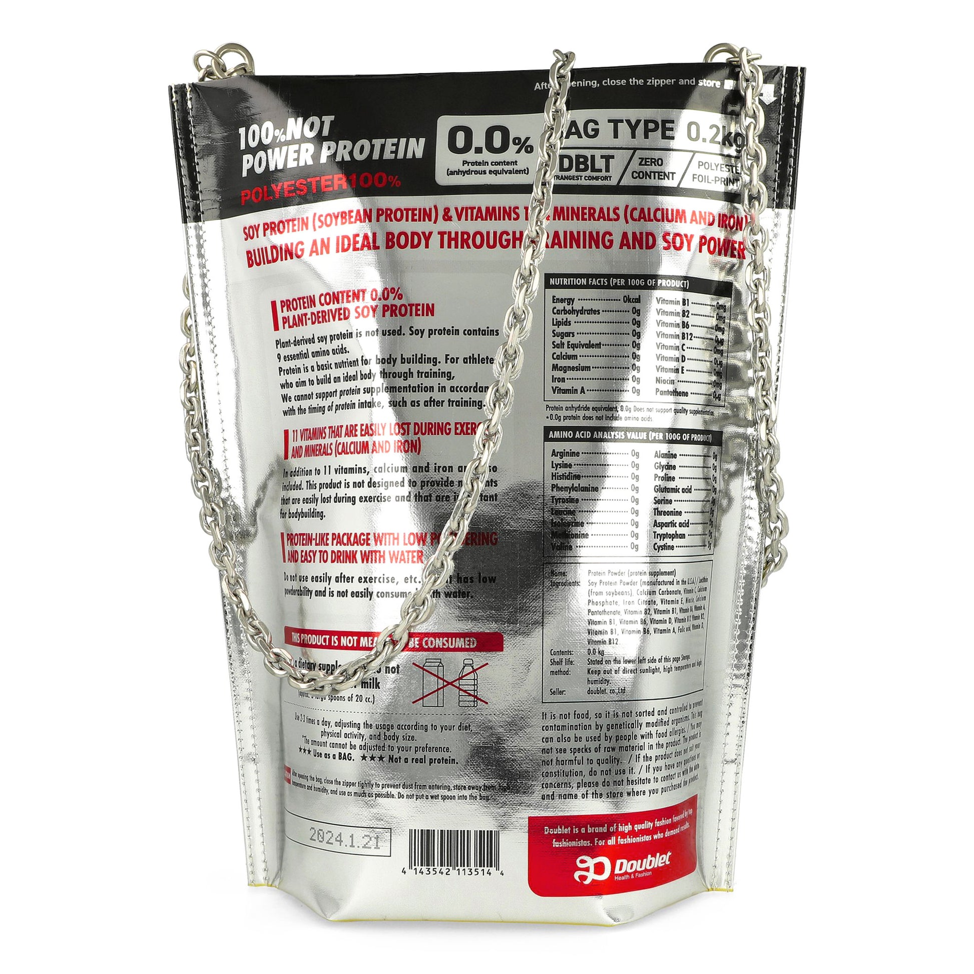 Doublet Not Protein Bag Gold Detail view 4 | Gate