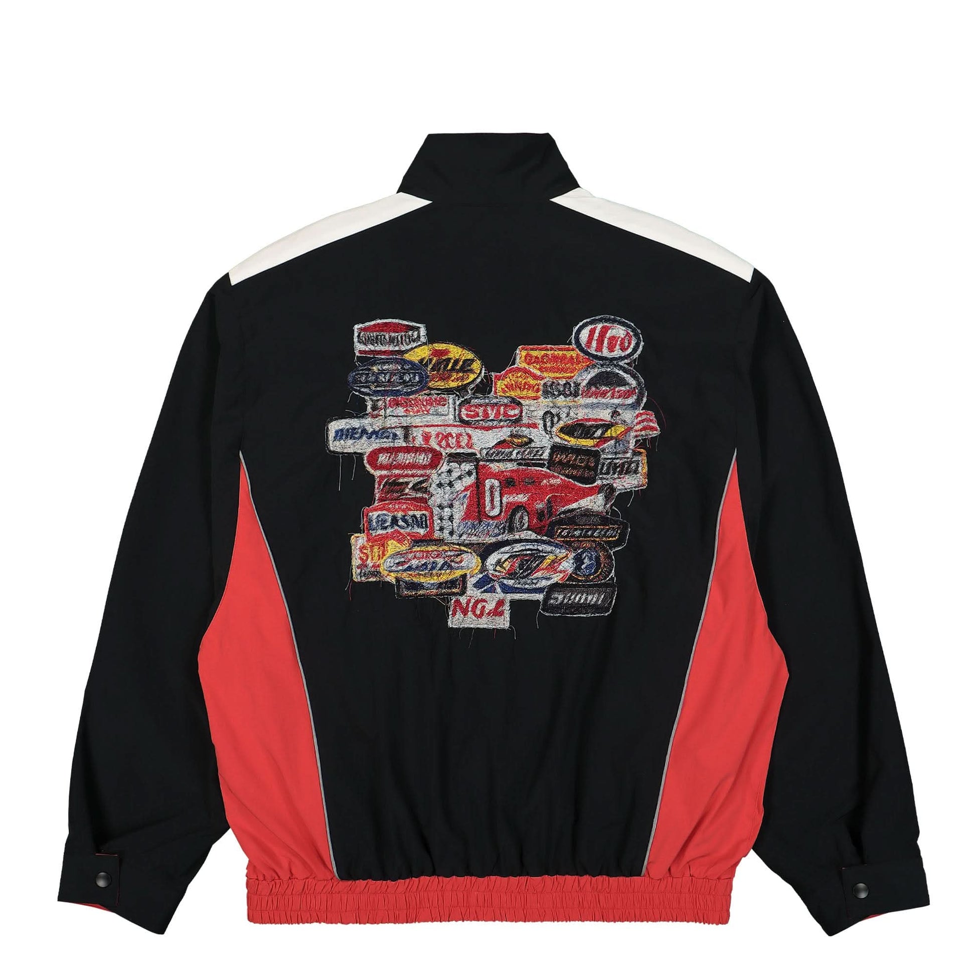 Doublet A.I. Patches Embridery Track Jacket Black Detail view 2 | Gate