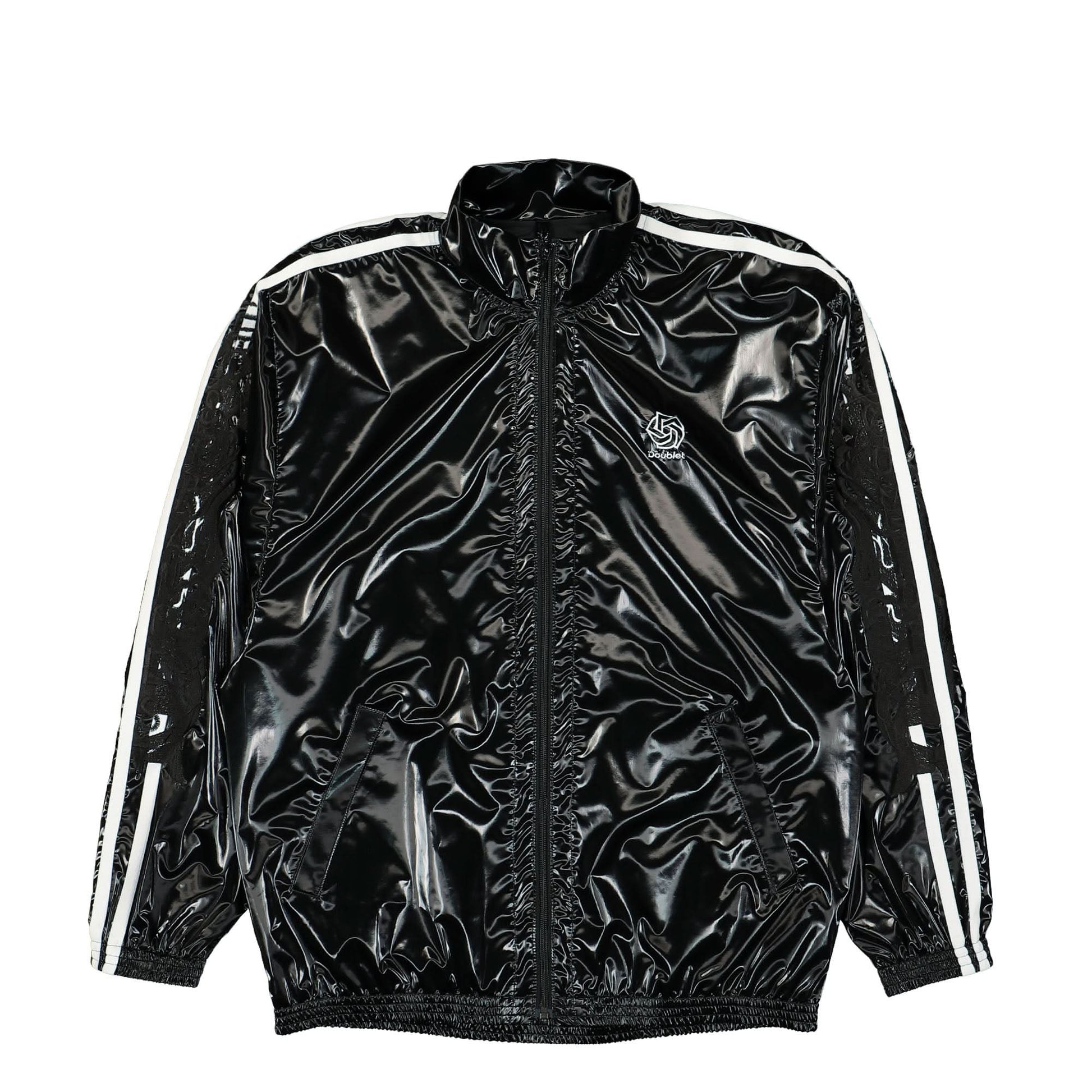 Doublet Laminate Track Jacket Black Detail view 1 | Gate