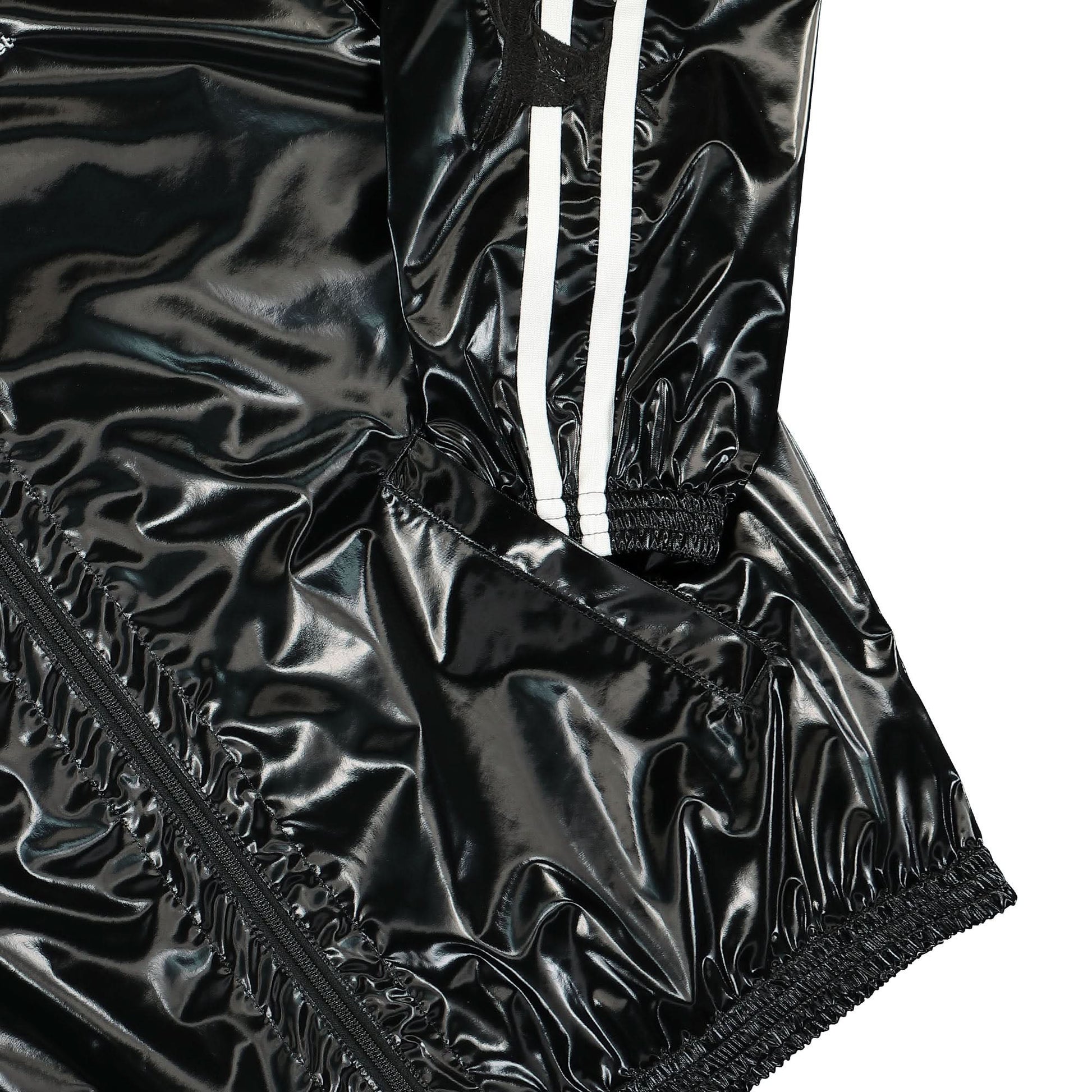 Doublet Laminate Track Jacket Black Detail view 4 | Gate