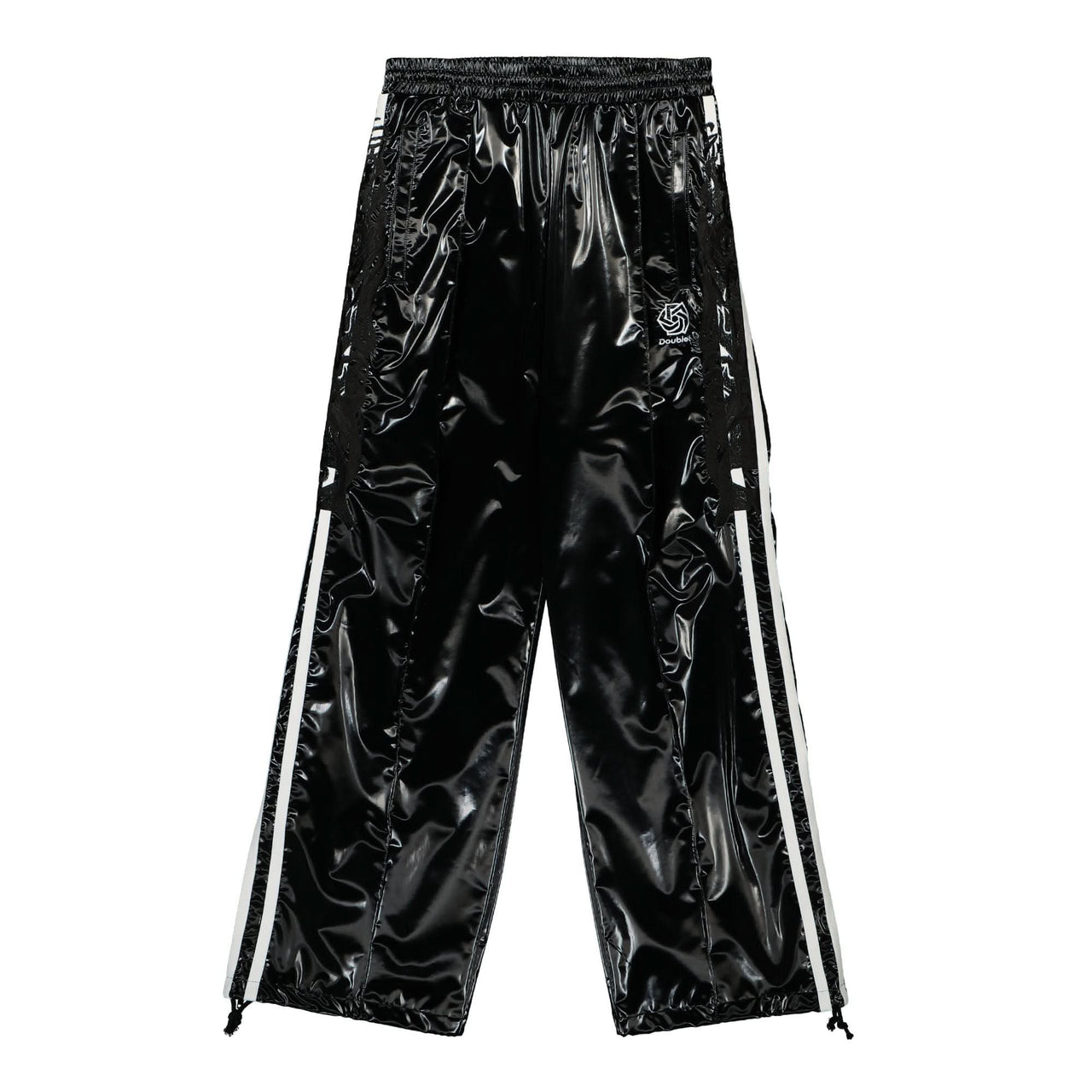 Doublet Laminate Track Pants Black Detail view 1 | Gate