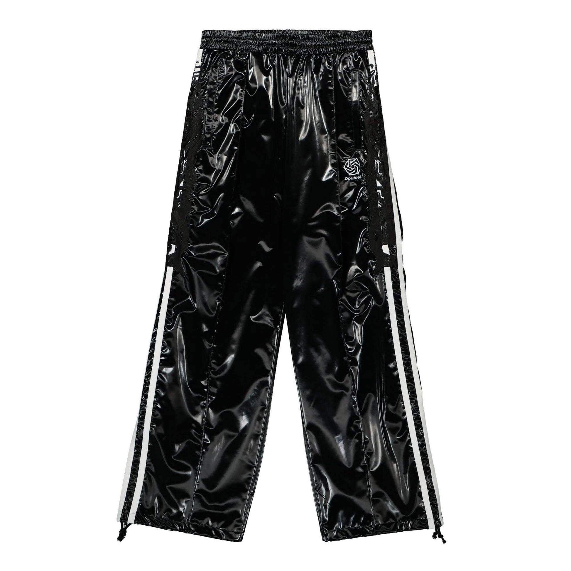 Doublet Laminate Track Pants Black Detail view 1 | Gate