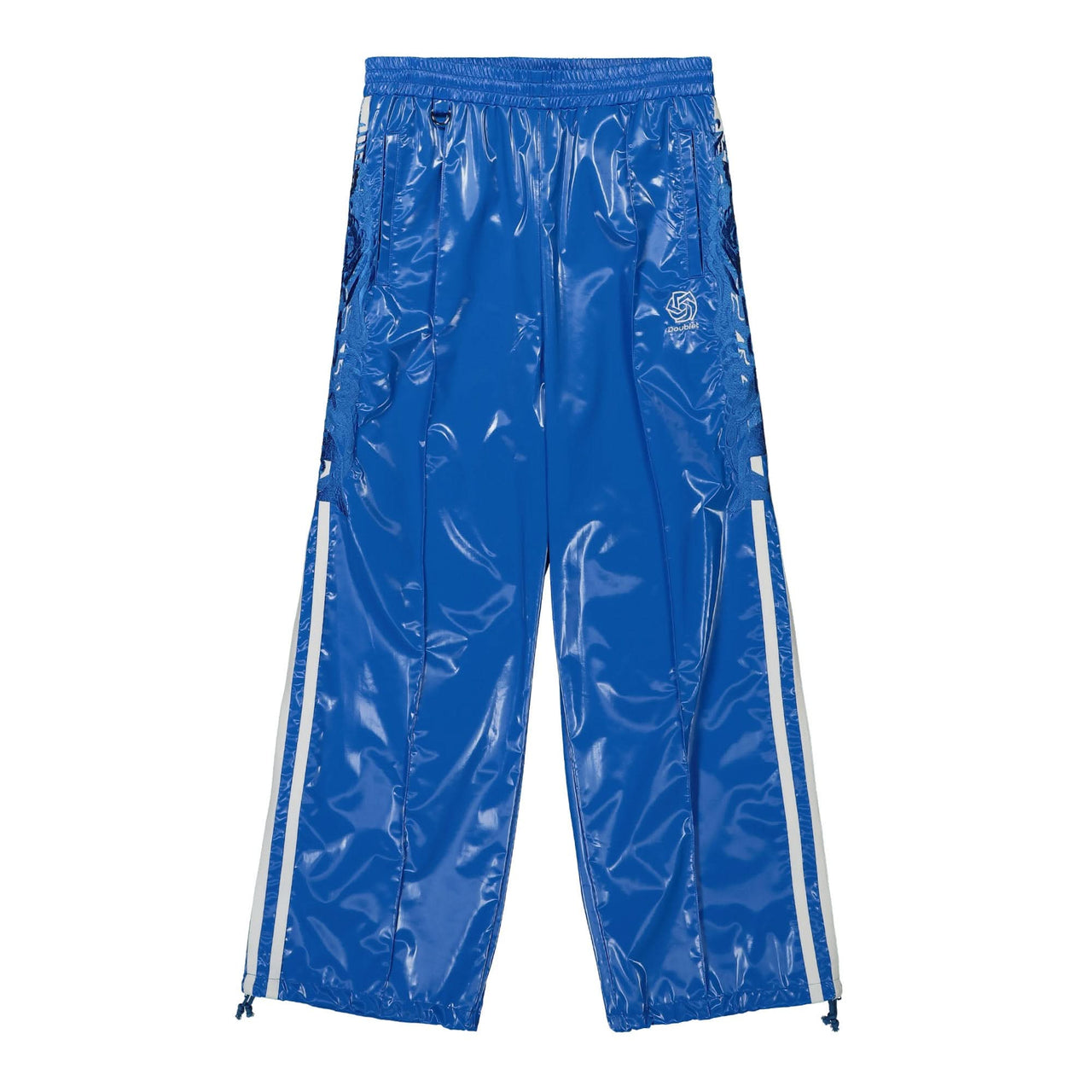 Doublet Laminate Track Pants Blue Detail view 1 | Gate