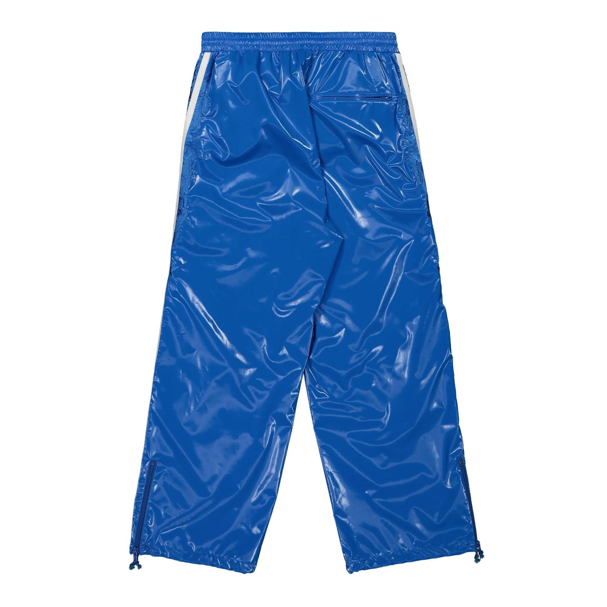 Doublet Laminate Track Pants Blue Detail view 2 | Gate