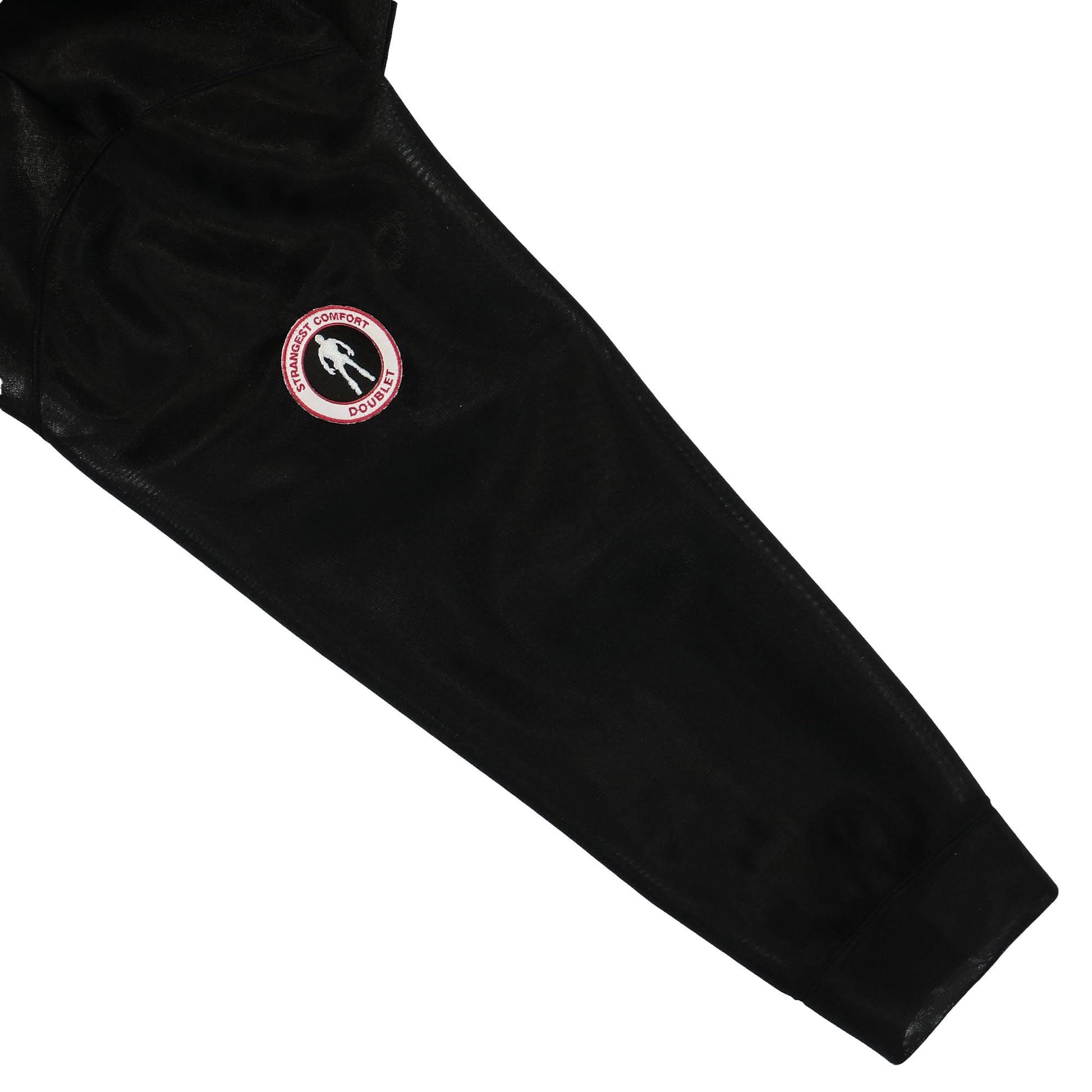 Doublet Transparentandroid Trim Hoodie Black Detail view 6 | Gate