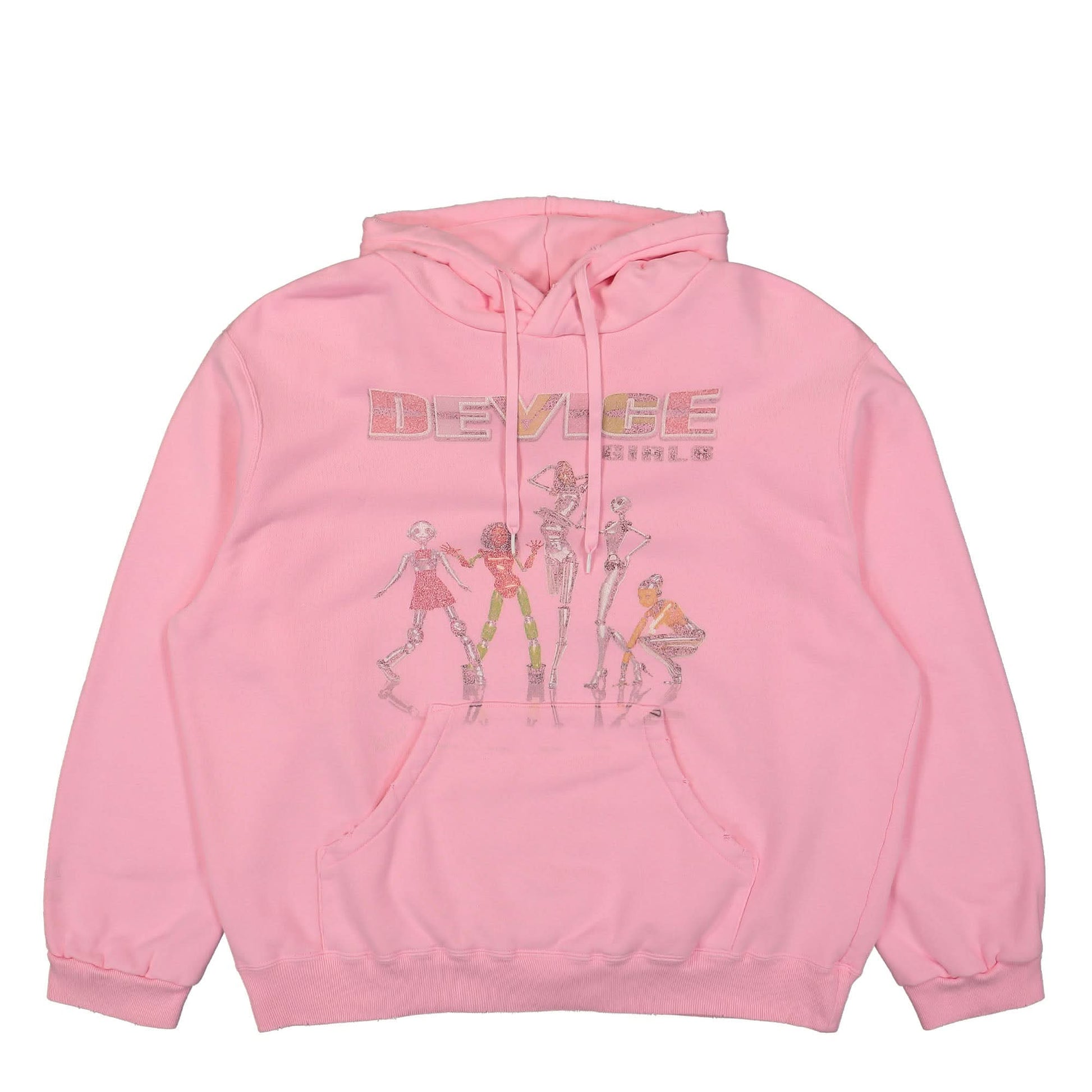 Doublet "Device Girls" Hoodie Pink Detail view 1 | Gate