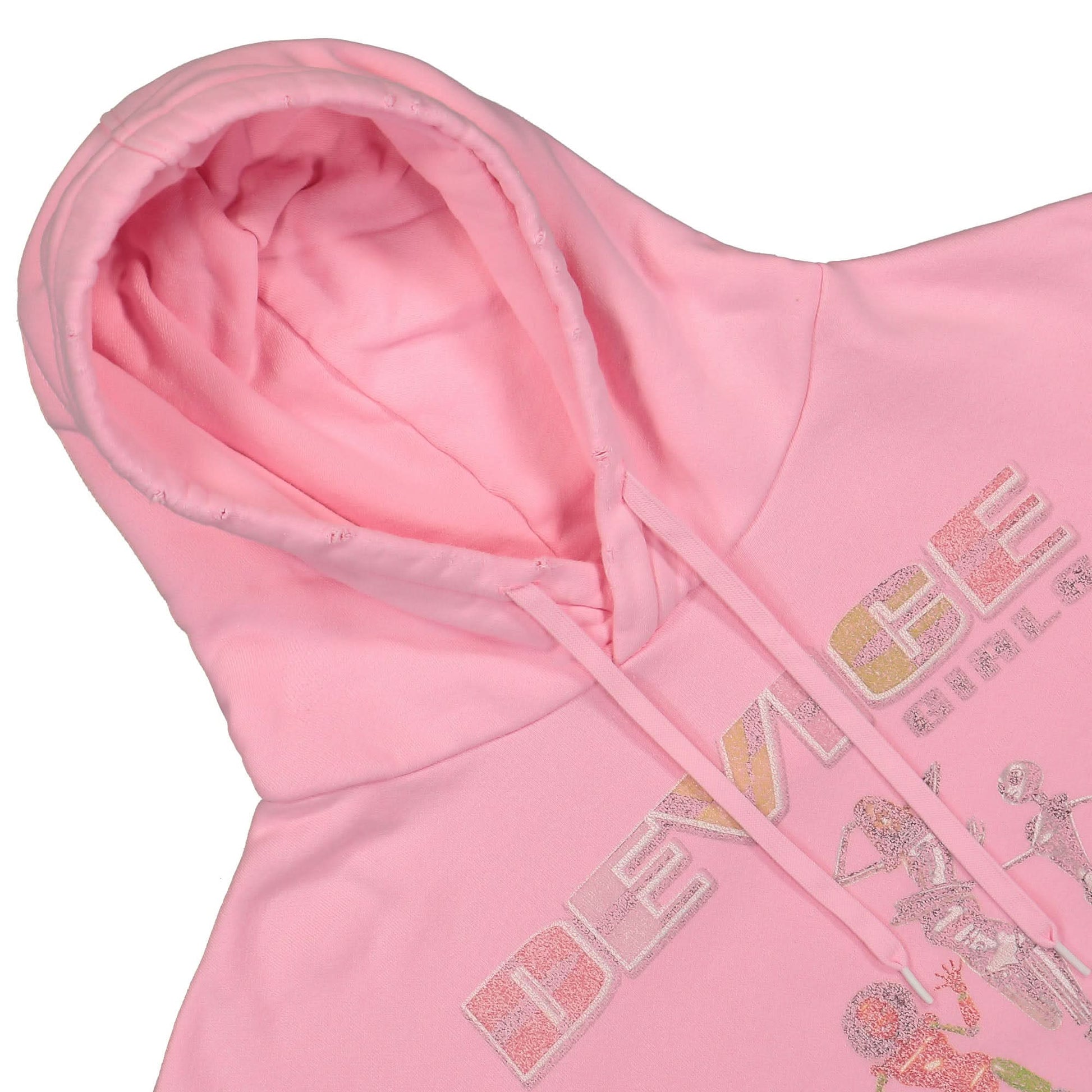Doublet "Device Girls" Hoodie Pink Detail view 4 | Gate
