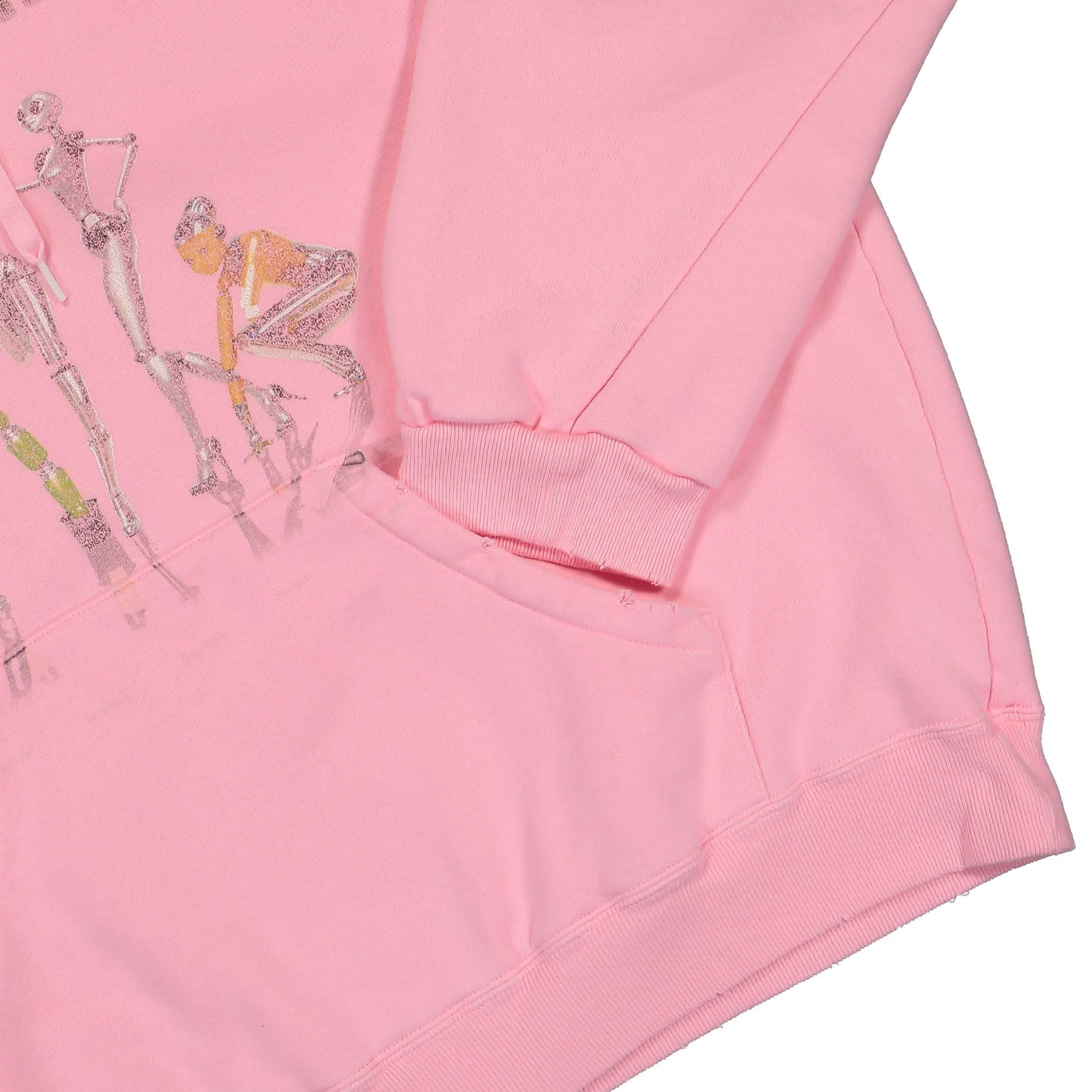 Doublet "Device Girls" Hoodie Pink Detail view 5 | Gate