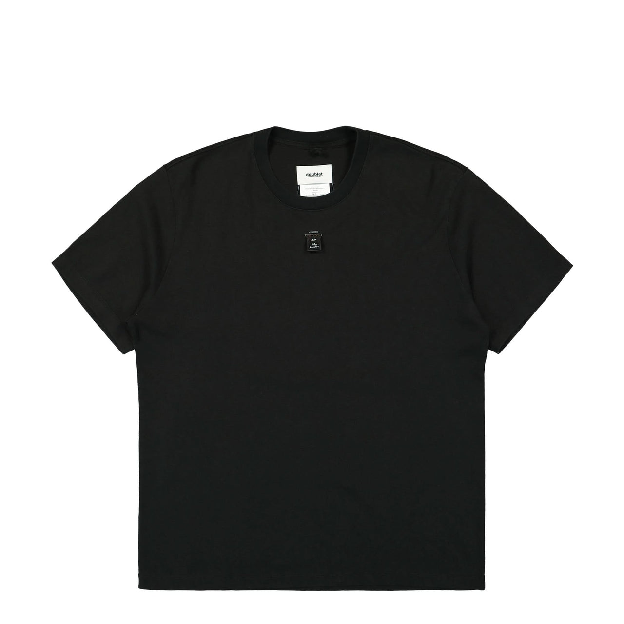 Doublet SD Card Embroidery T-Shirt Black Detail view 1 | Gate