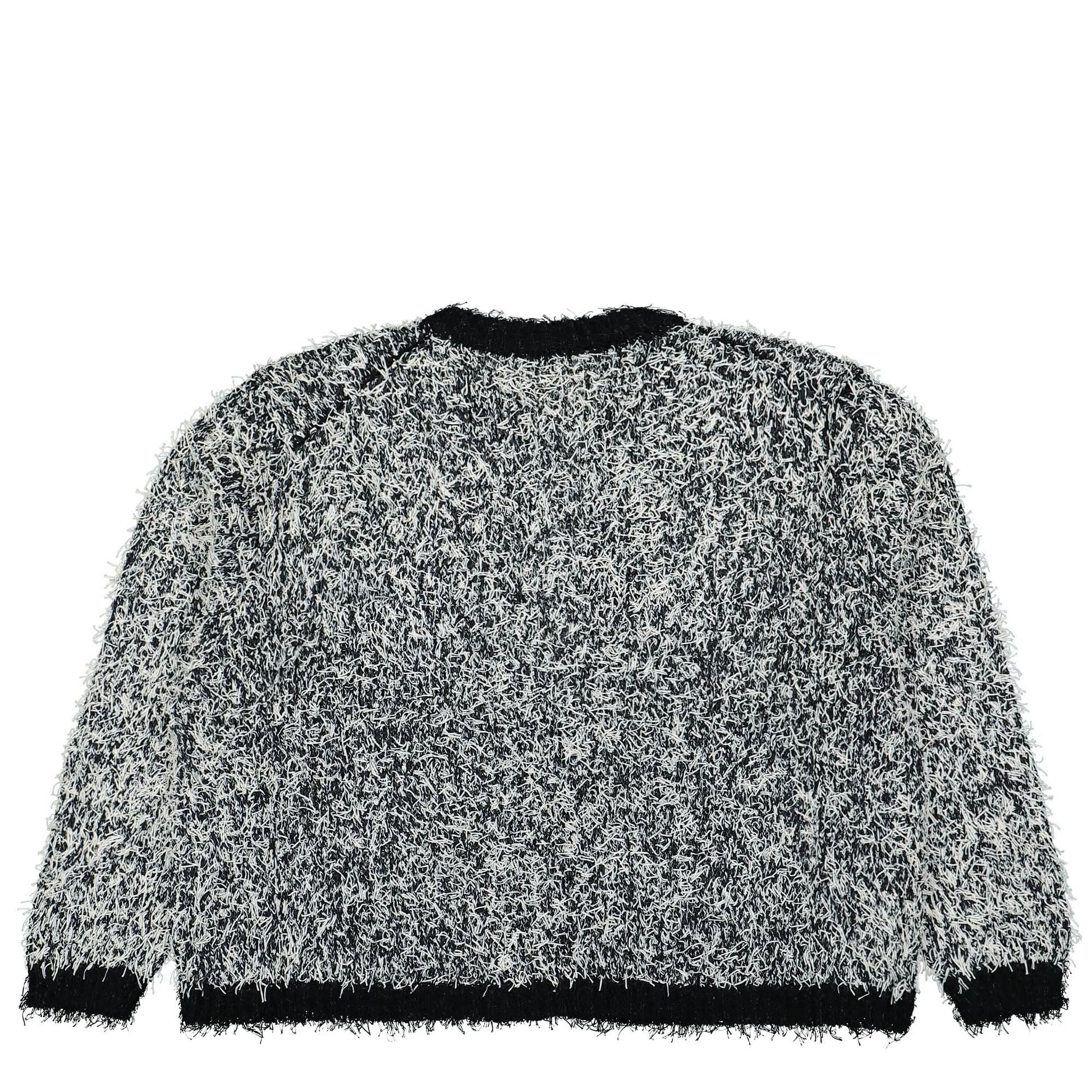 Doublet Tweed Knit Cardigan Black Detail view 2 | Gate