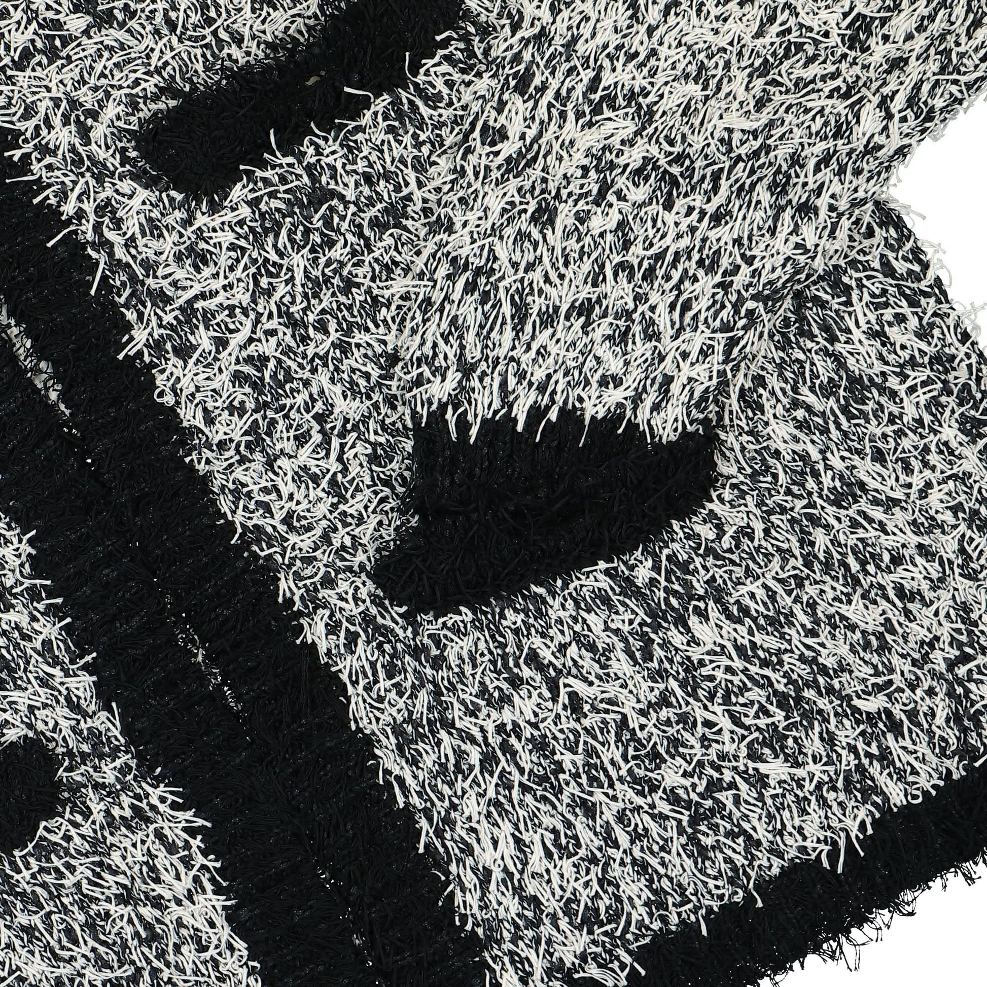 Doublet Tweed Knit Cardigan Black Detail view 4 | Gate