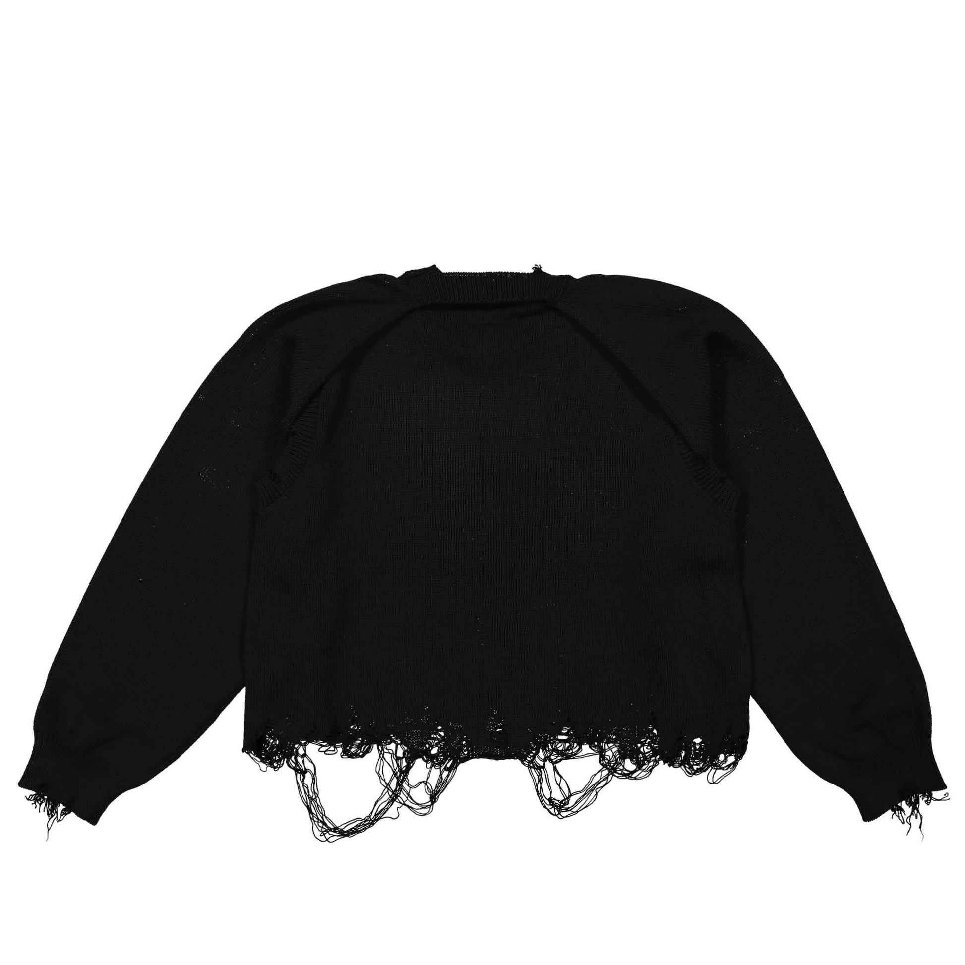 Doublet 2Way Sleeve Sweater Black Detail view 2 | Gate
