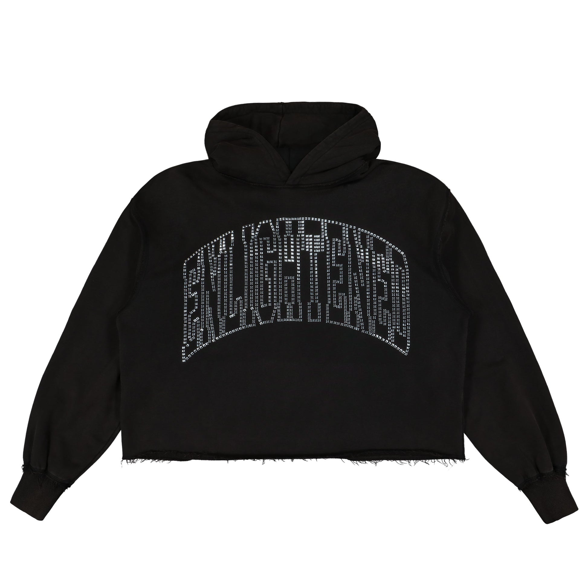 MISBHV Enlighted Cropped Hoodie Black Detail view 1 | Gate