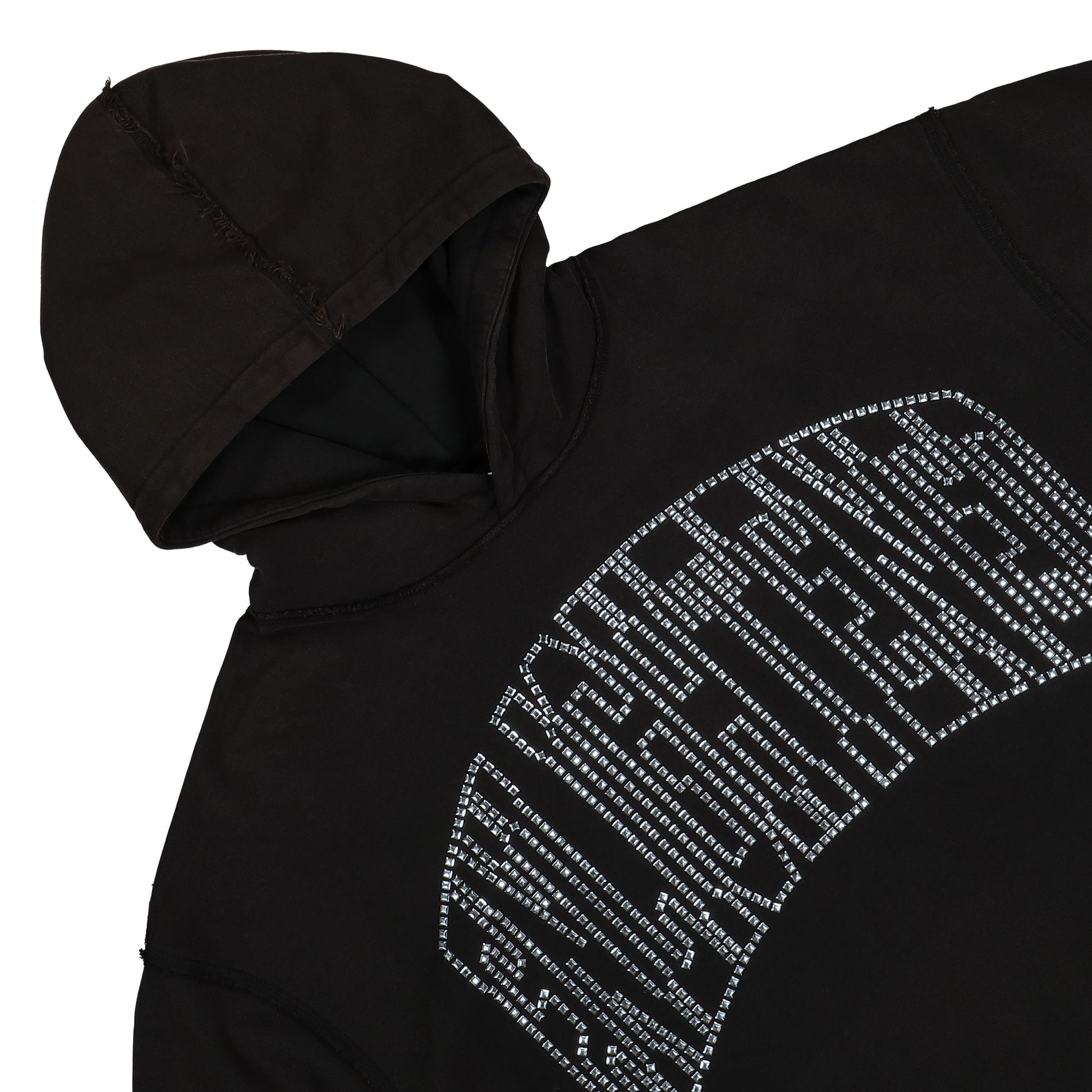 MISBHV Enlighted Cropped Hoodie Black Detail view 3 | Gate